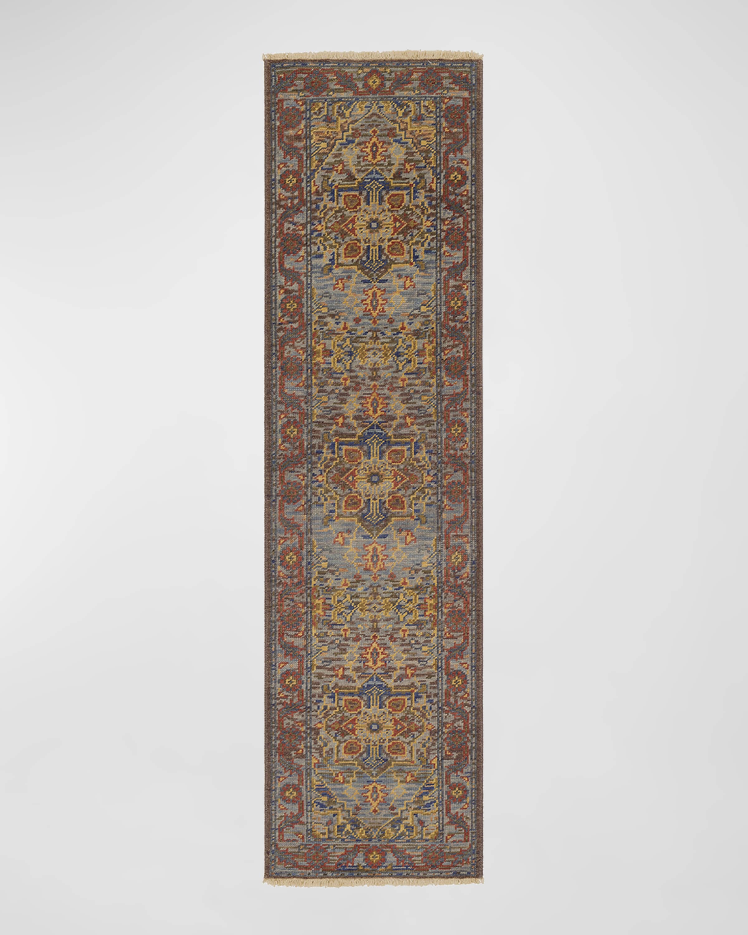 Surya Rugs Cappadocia Sage Hand-Knotted Runner, 2' x 8'