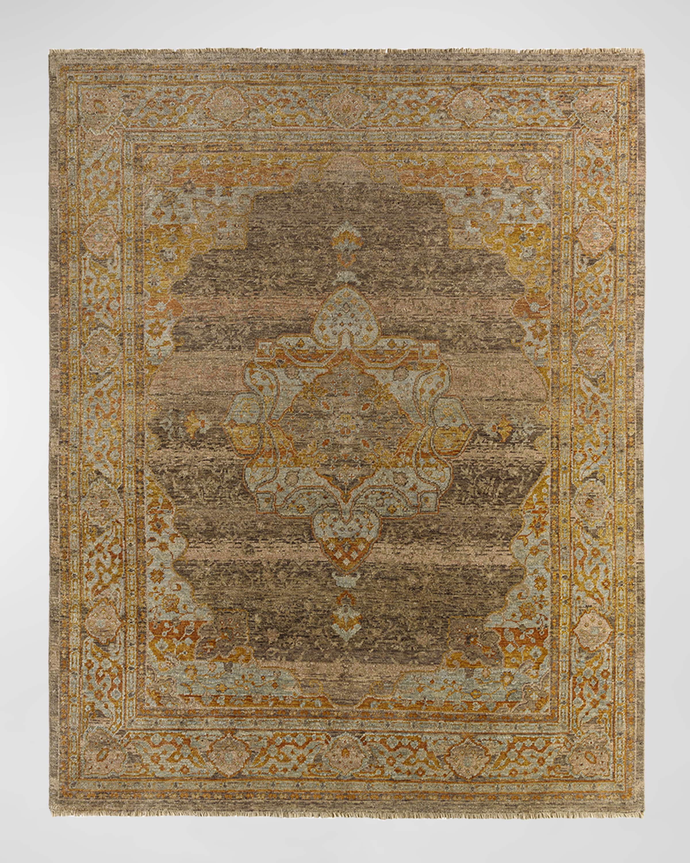 Surya Rugs Cappadocia Brown Hand-Knotted Rug, 4' x 6'