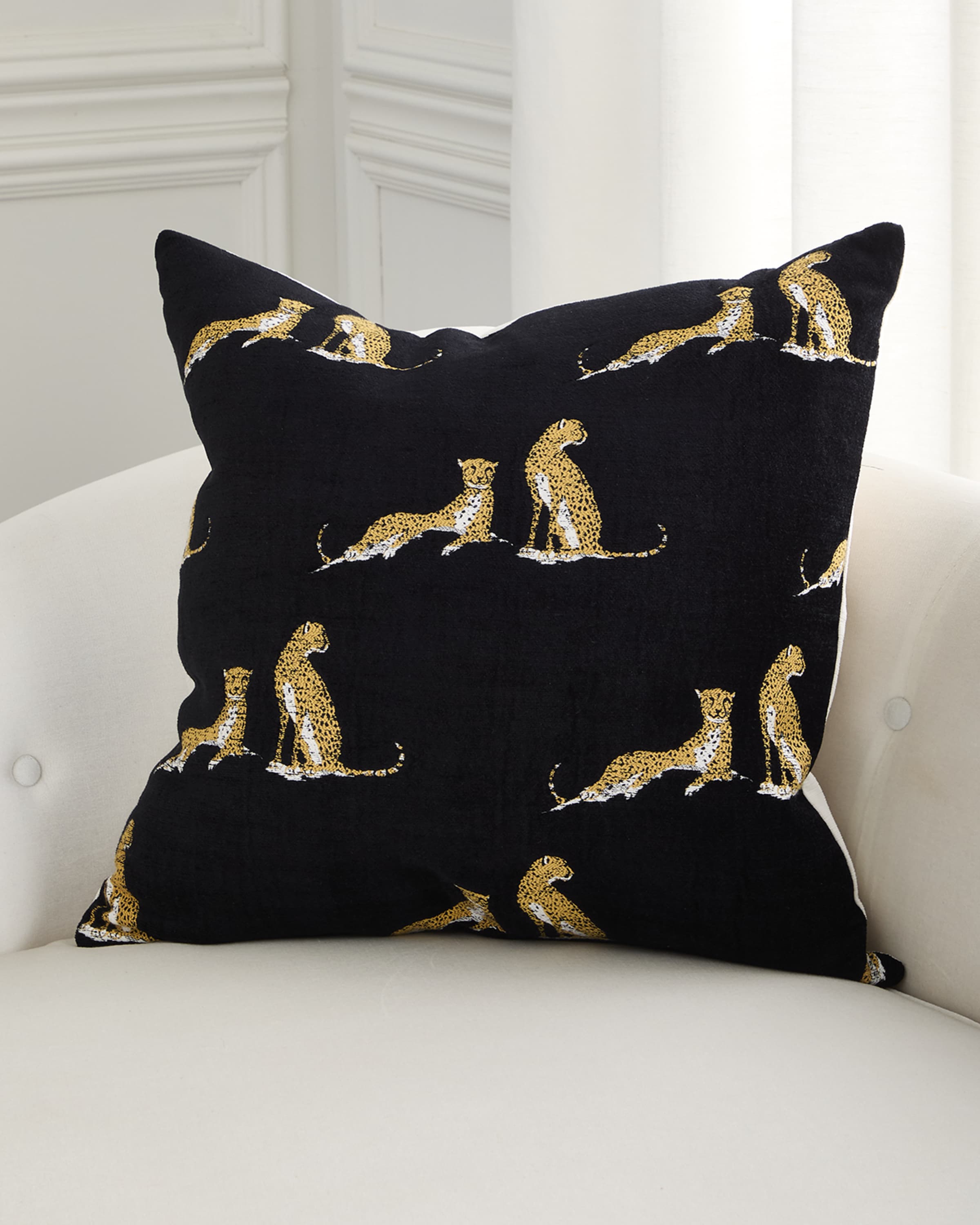 D.V. KAP Home Little Iris Decorative Pillow, 24" Square