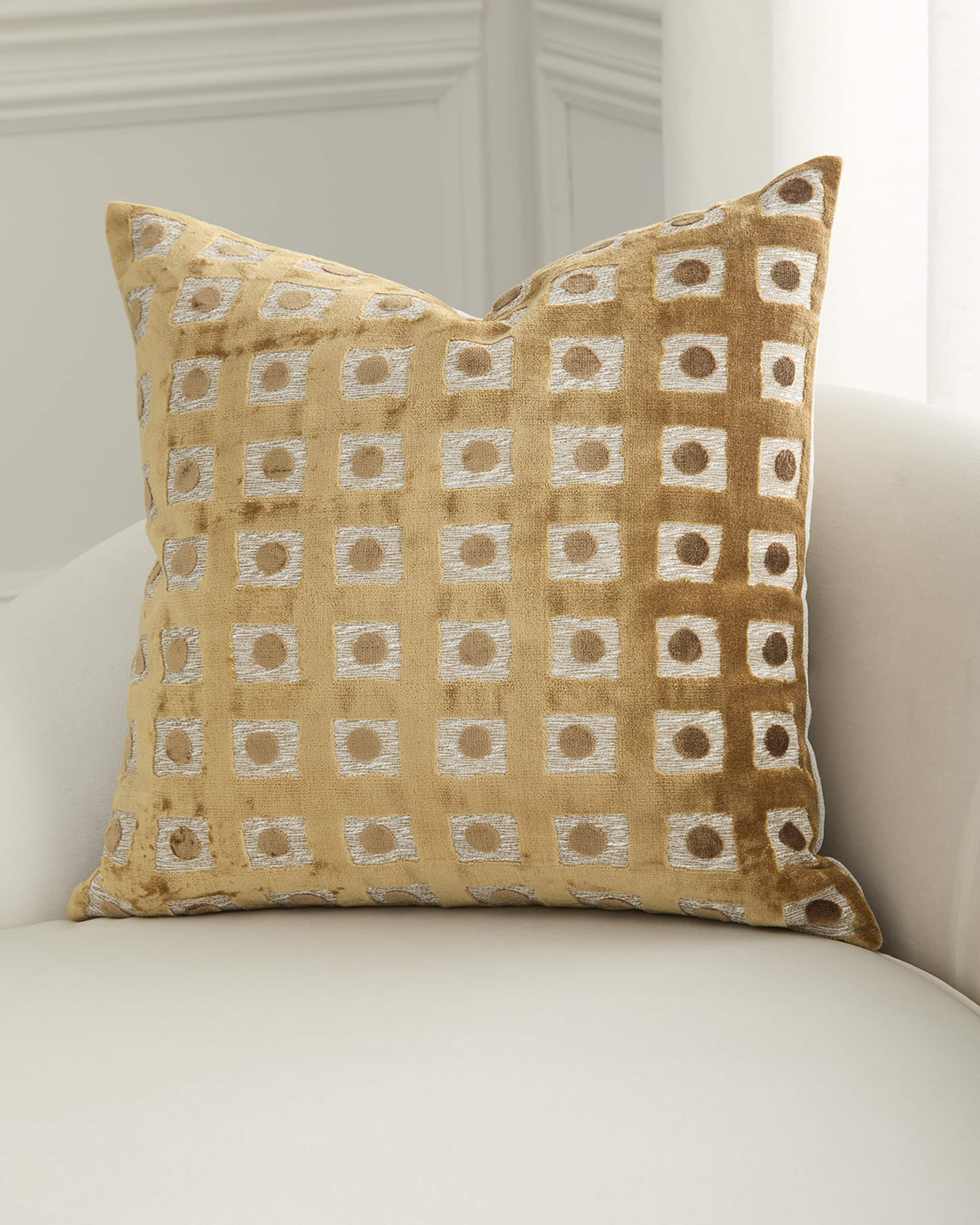 D.V. KAP Home Domino Decorative Pillow, 24" Square