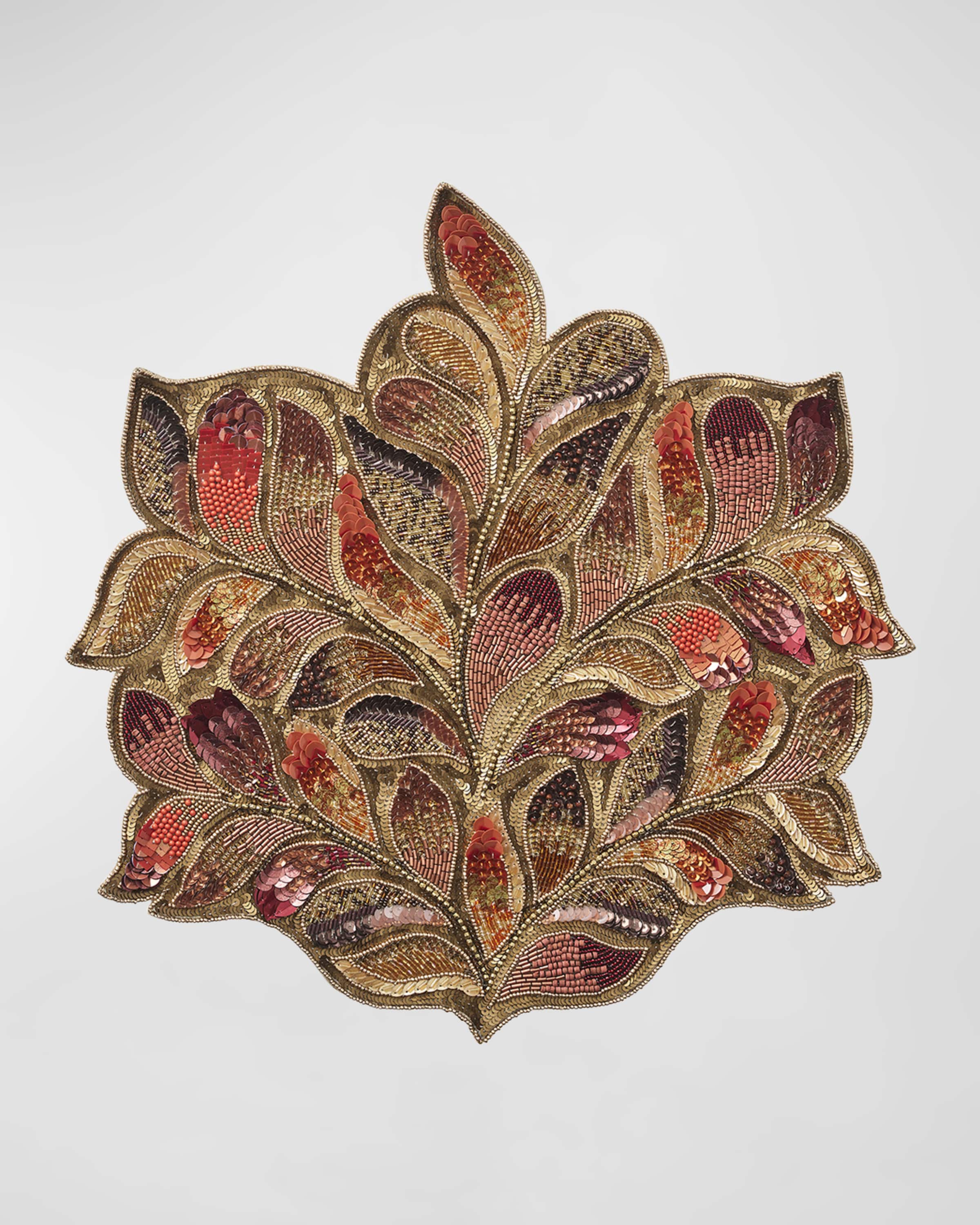 Kim Seybert Maple Hues Beaded Placemat 