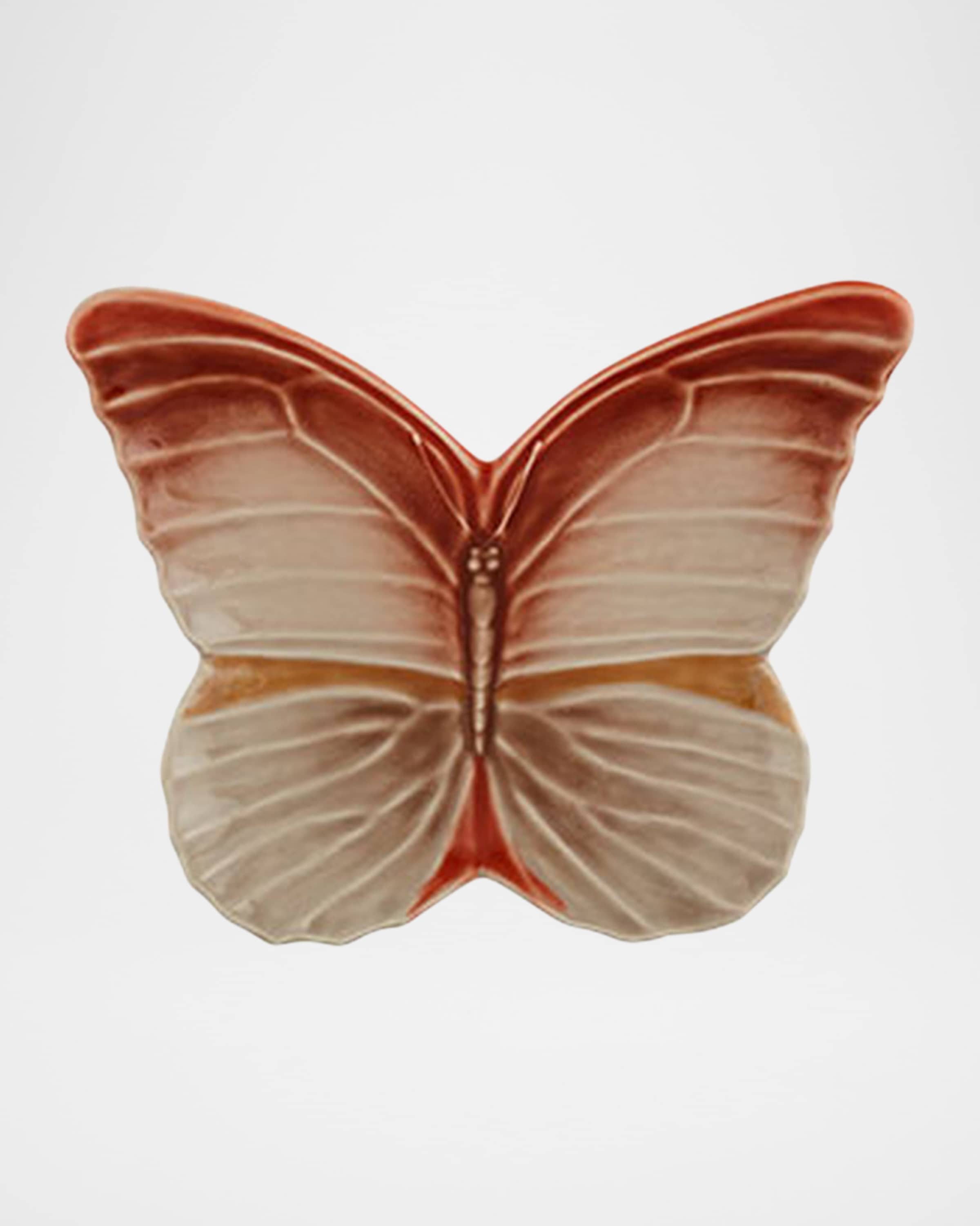 Bordallo Pinheiro Cloudy Butterflies Dessert Plate by Claudia Schiffer