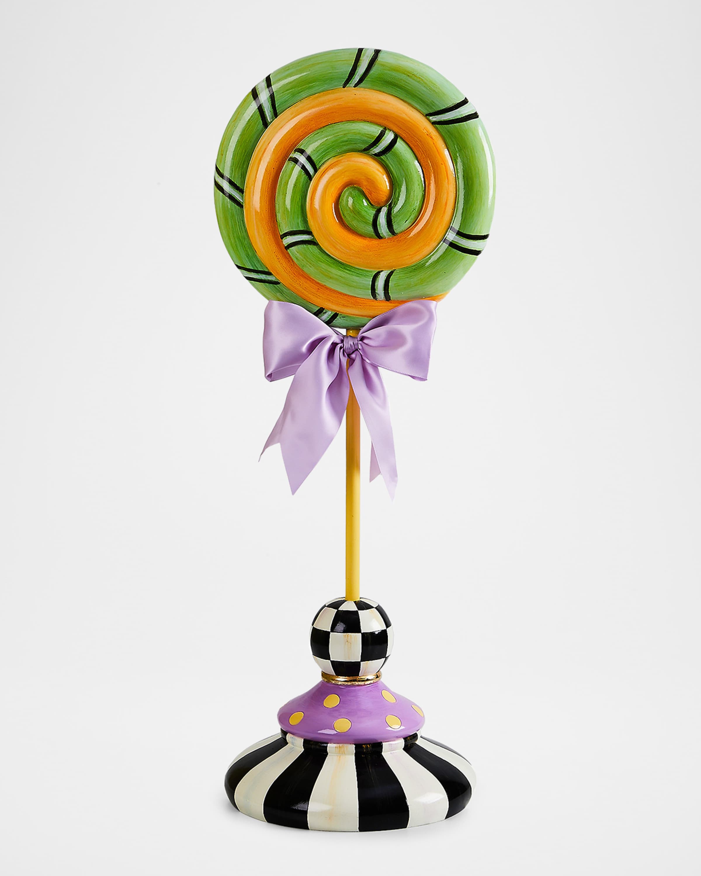 Makky Buy Bubblegum Pink Stripe Medium Pumpkin by MacKenzie-Childs