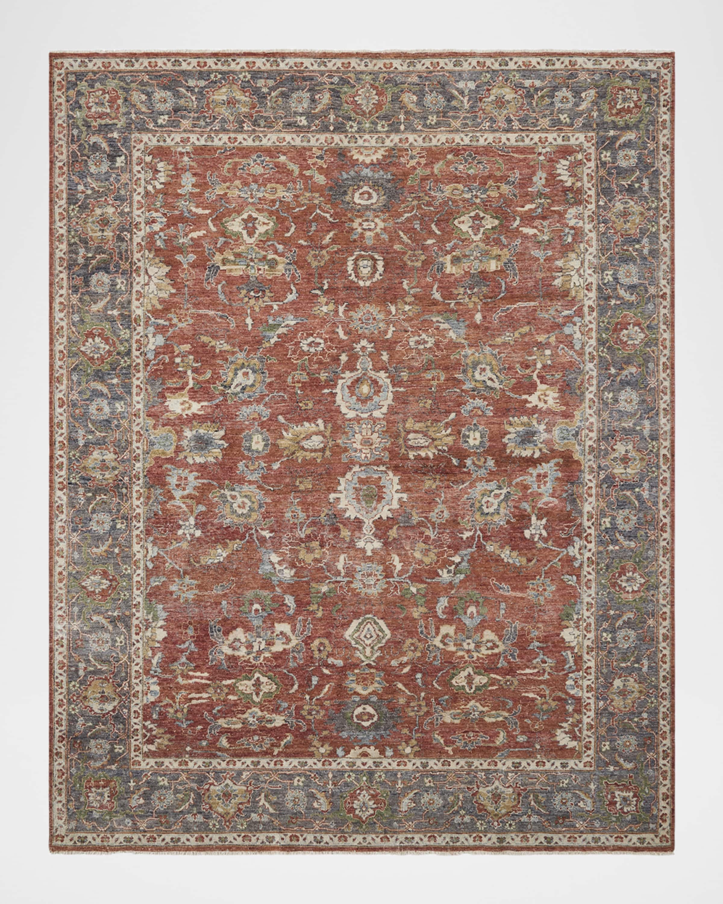 Capria Hand-Knotted Runner, 2' x 10'