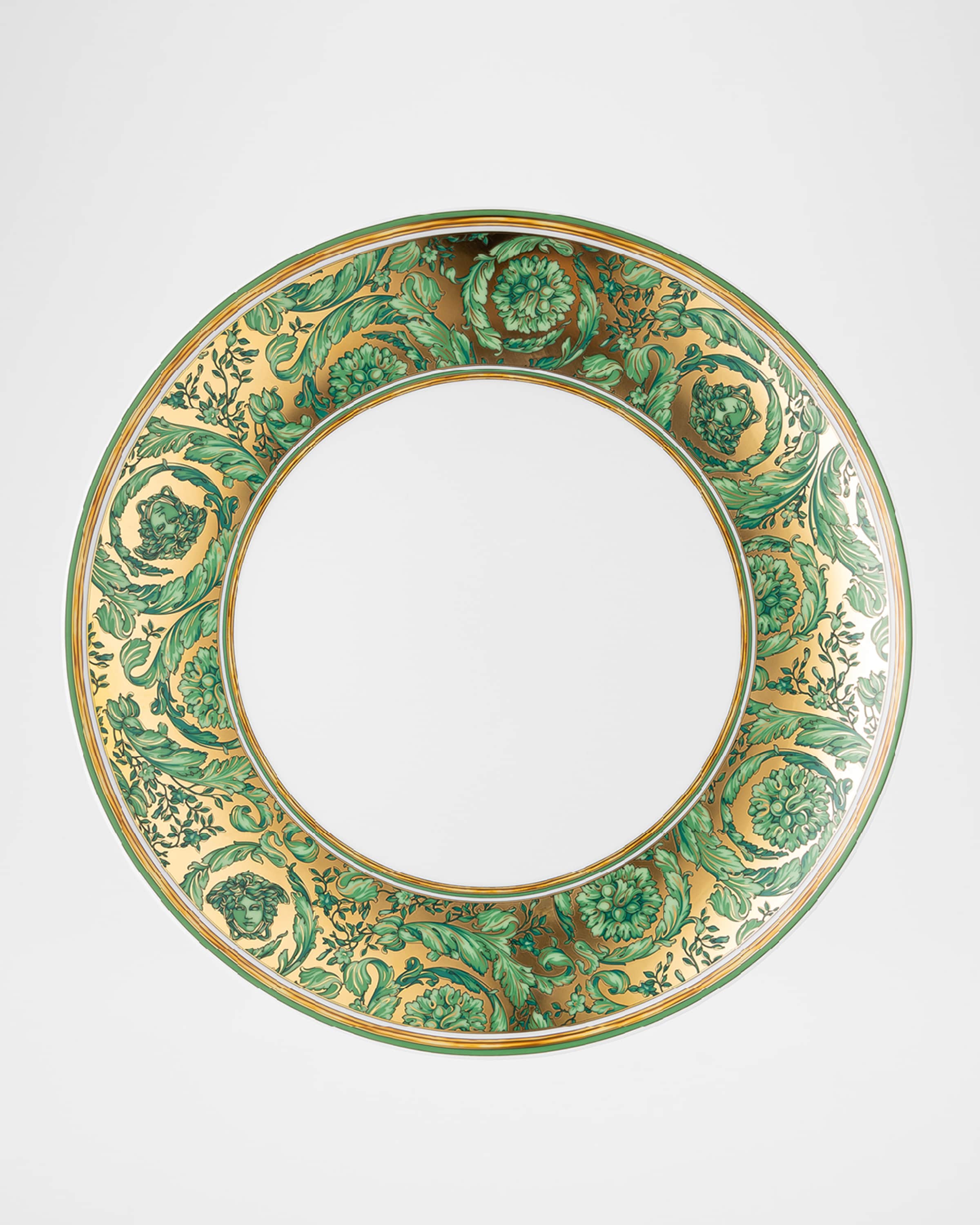 Versace Medusa Garland Green Dinnerware Collection & Matching