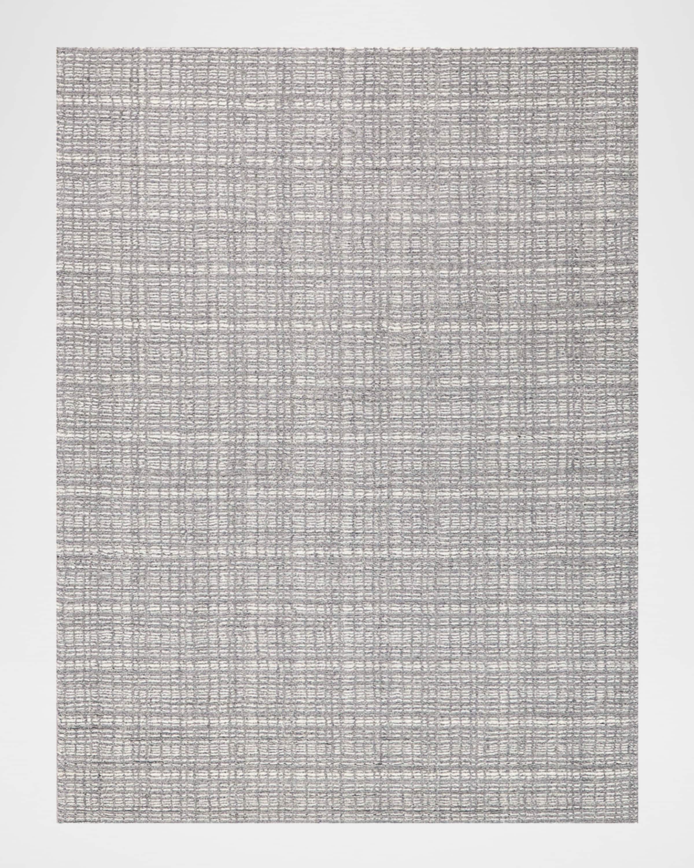 Exquisite Rugs Alpine Hand-Loomed Gray & Ivory Rug, 10' x 14'