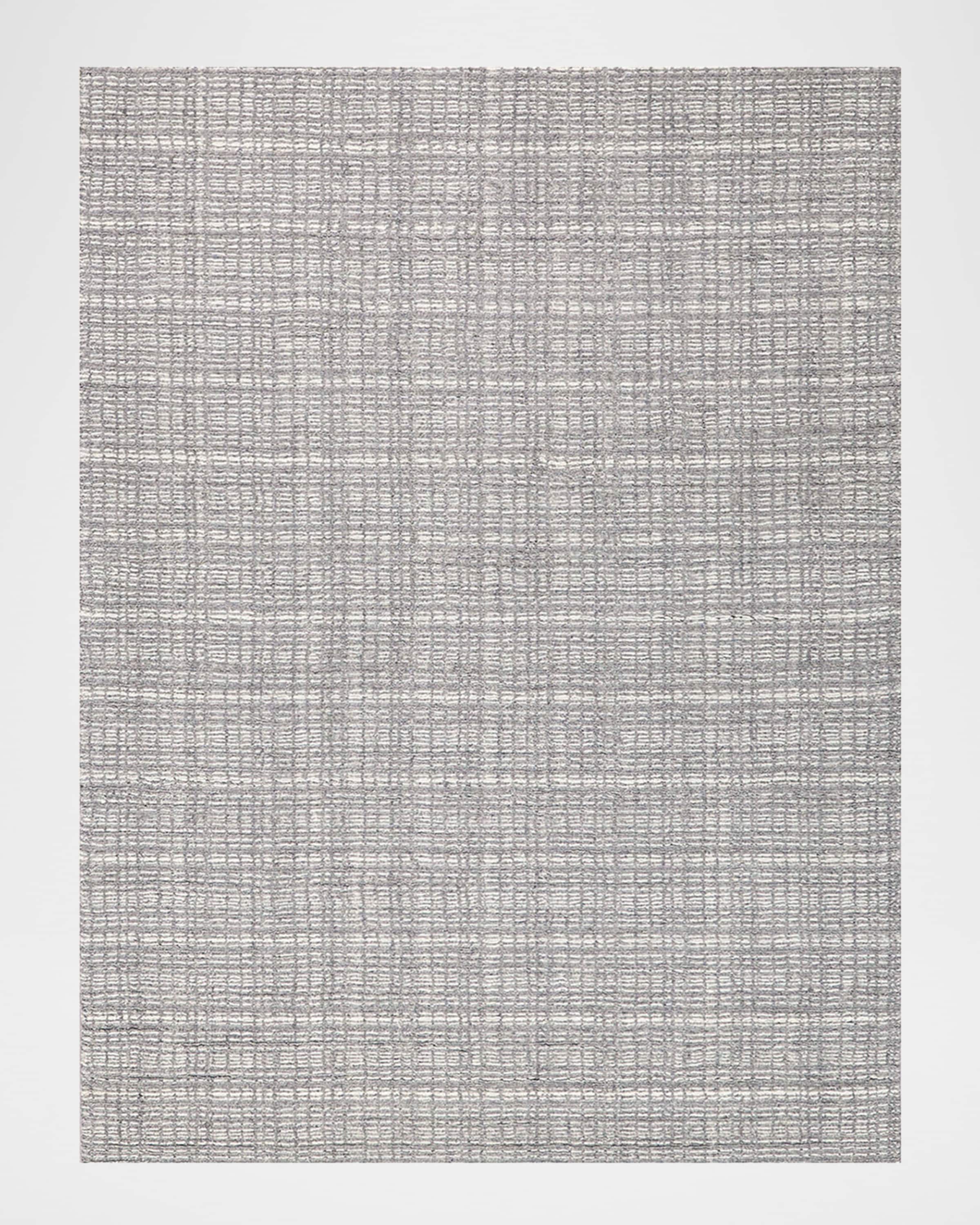 Exquisite Rugs Alpine Hand-Loomed Gray & Ivory Rug, 12' x 15'