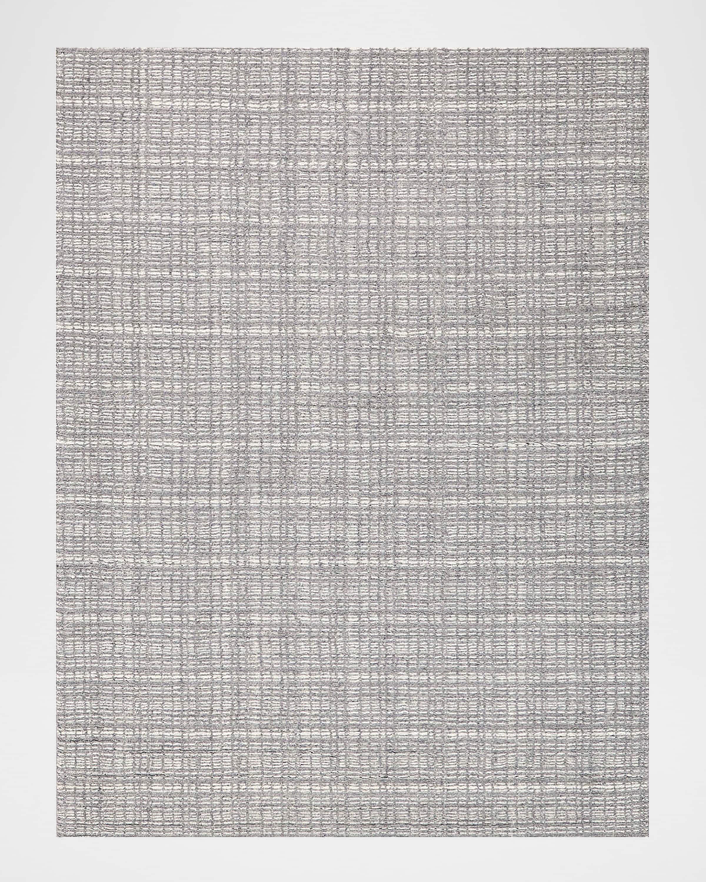Exquisite Rugs Alpine Hand-Loomed Gray & Ivory Rug, 6' x 9'