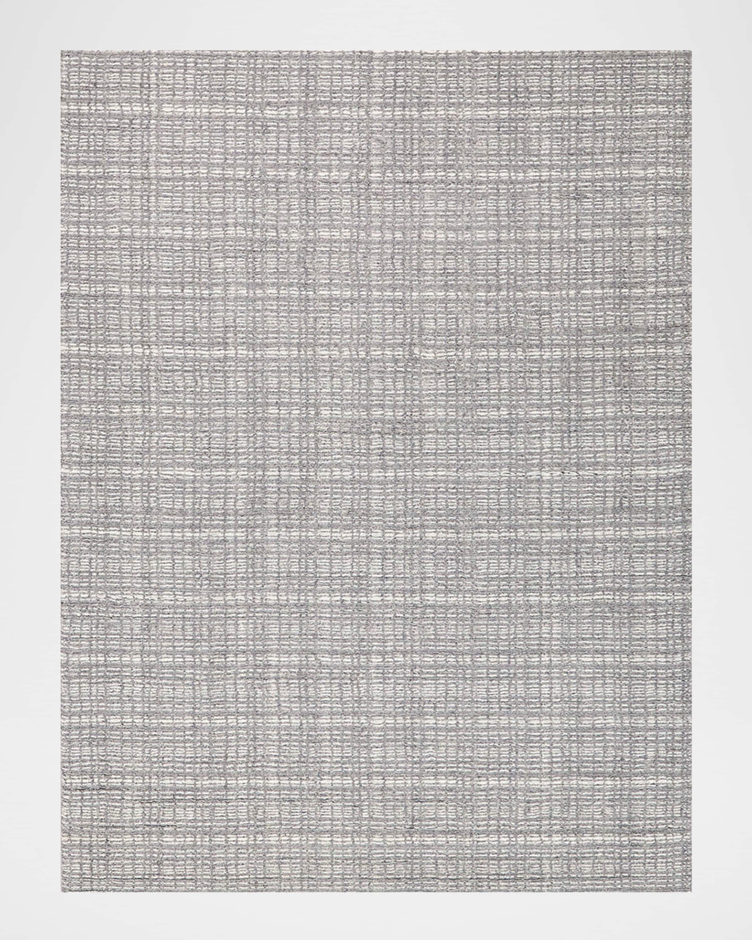 Exquisite Rugs Alpine Hand-Loomed Gray & Ivory Rug, 9' x 12'