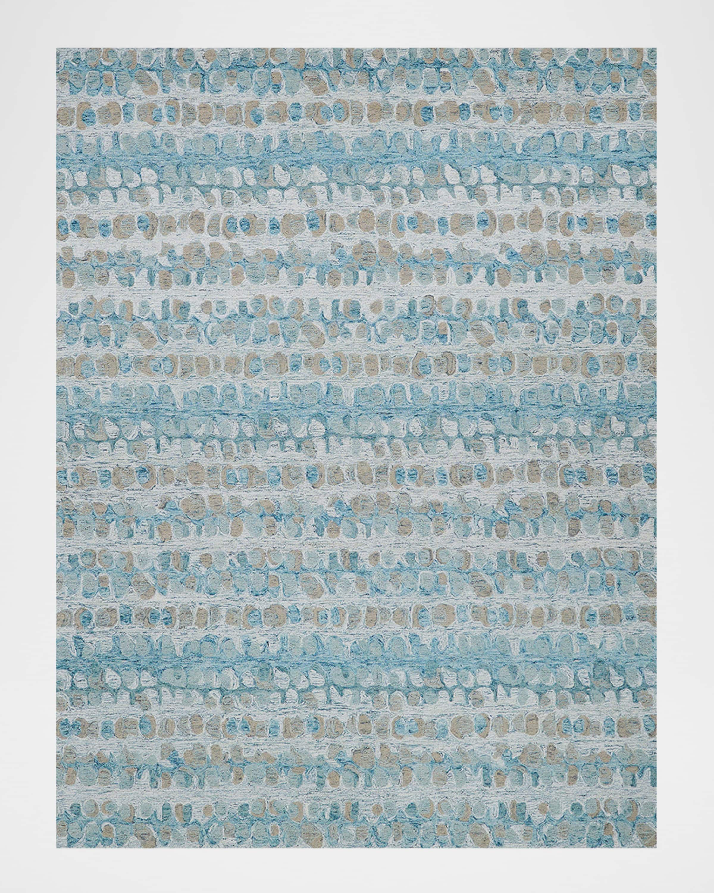 Exquisite Rugs Colorplay Hand-Tufted Turquoise Rug, 8' x 10'