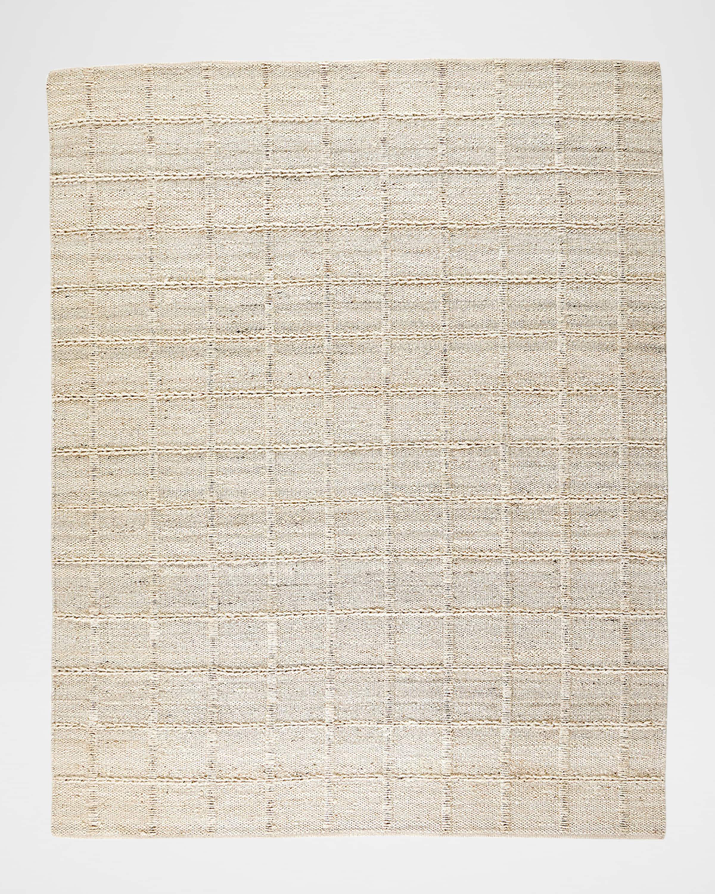 Four Hands  Grid Hand-Woven Jute Rug, 10' x 14'