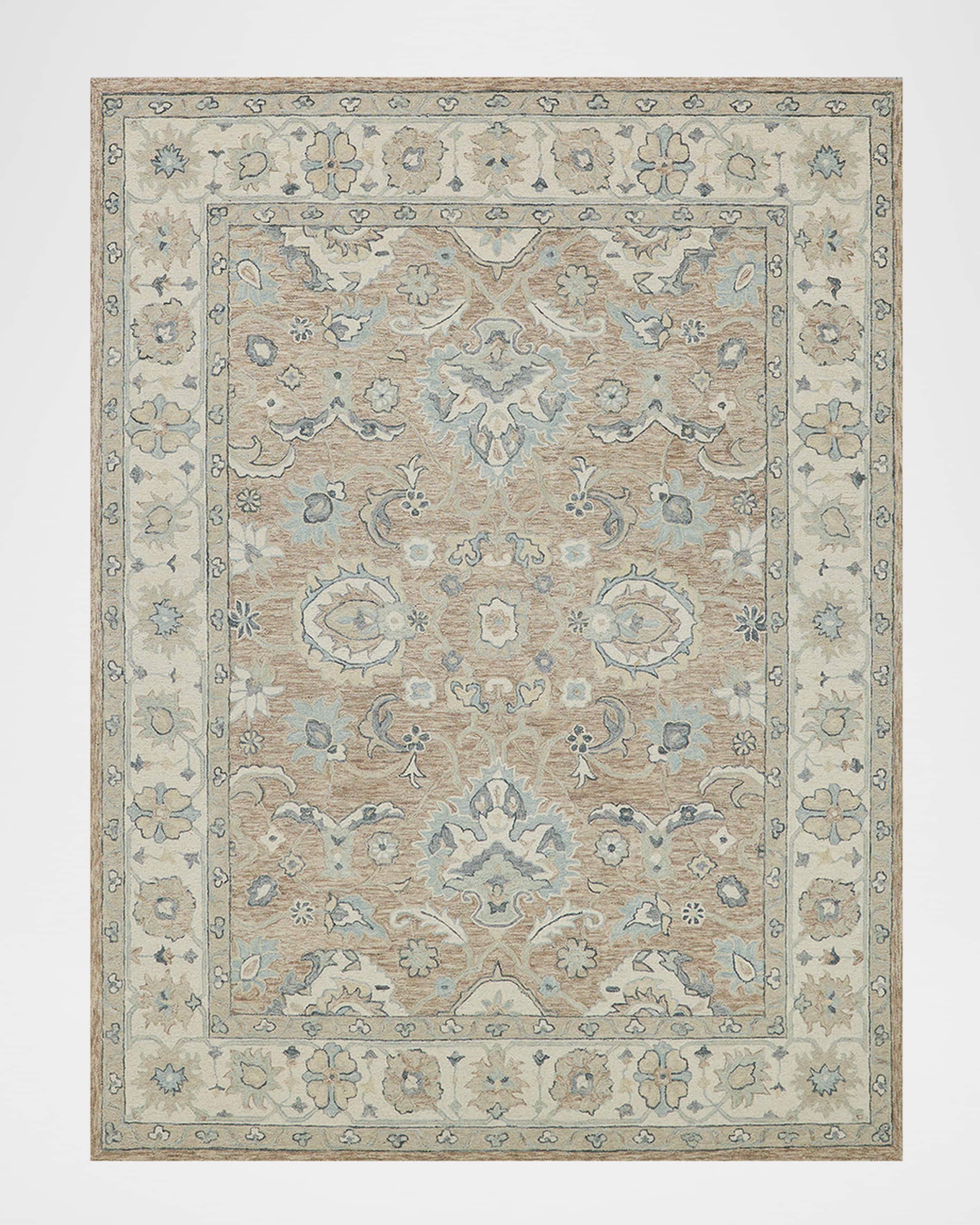 Exquisite Rugs Claremont Hand-Tufted Oushak Rug, 9' x 12'