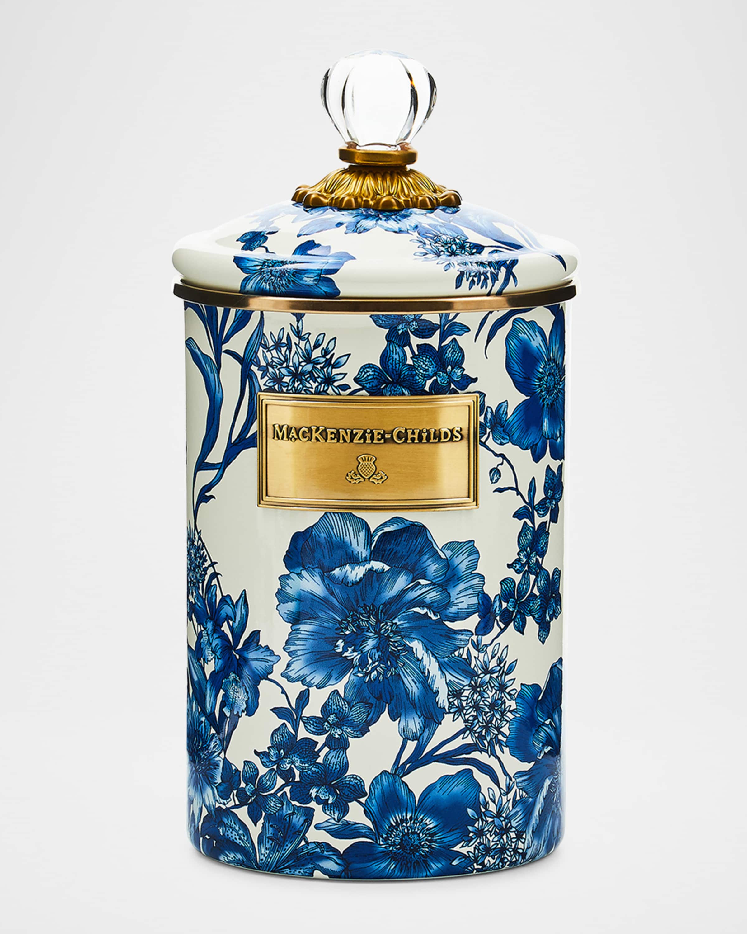 MacKenzie-Childs Royal English Garden Canister Collection & Matching ...