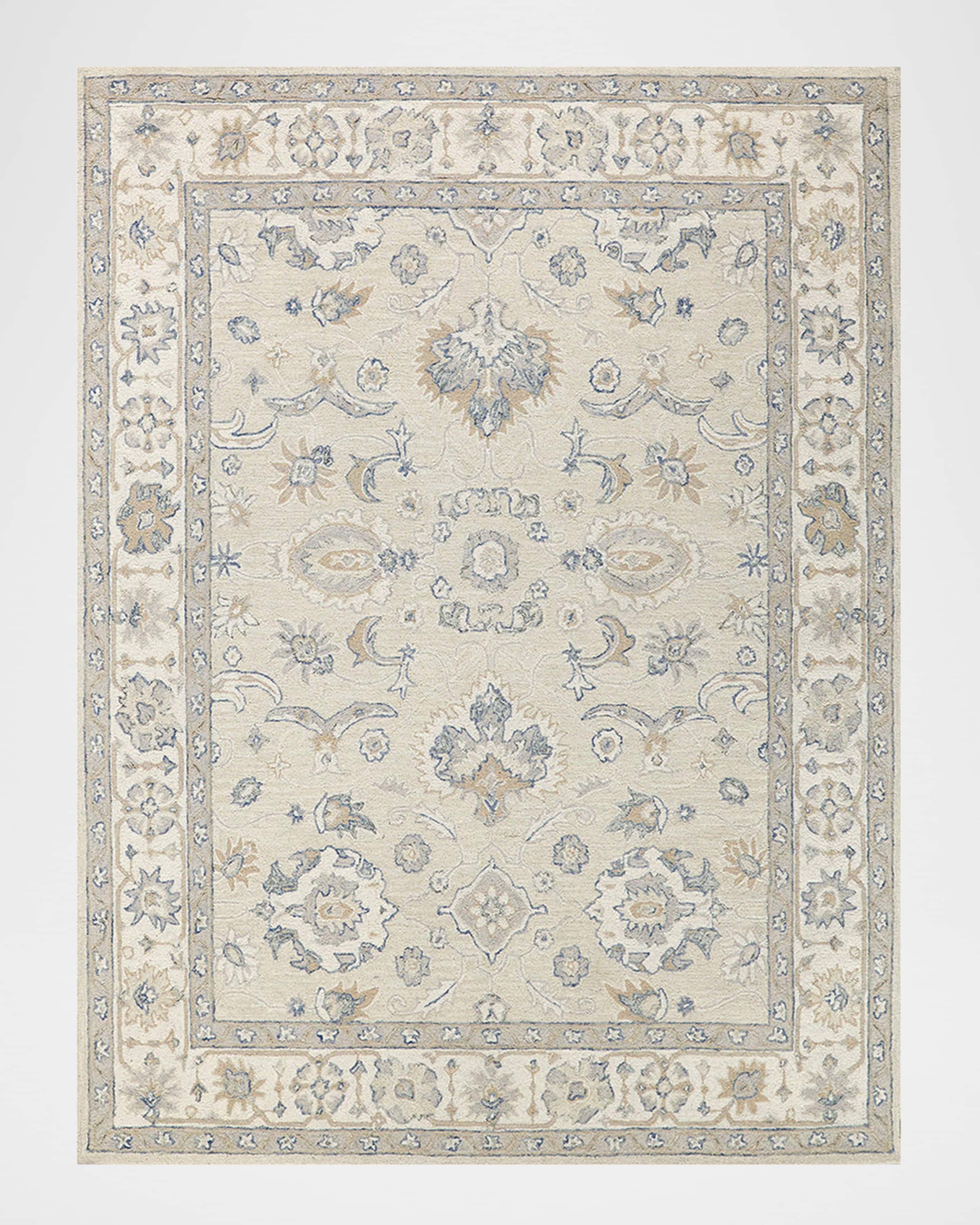 Exquisite Rugs Marietta Hand-Tufted Oushak Rug, 6' x 9'