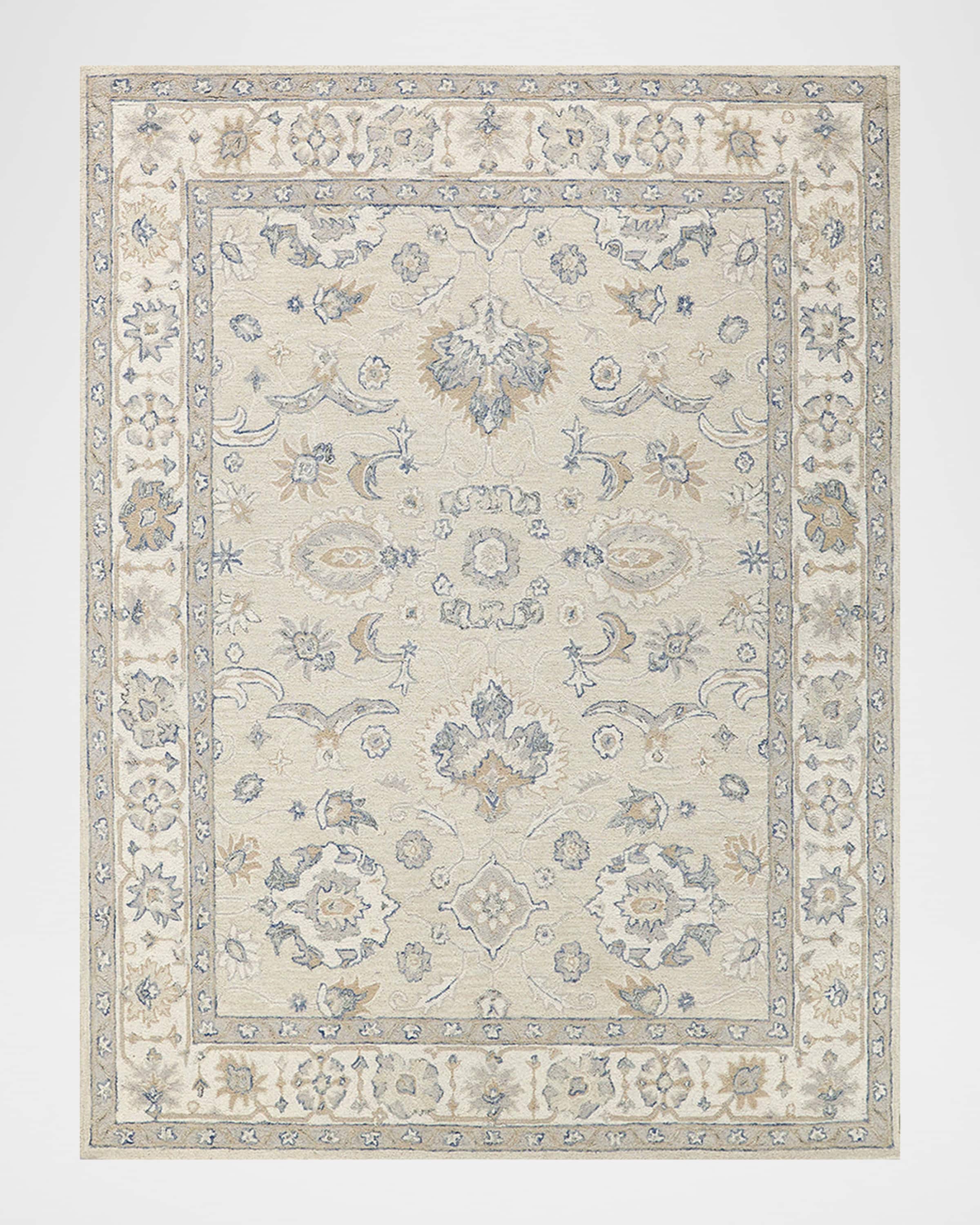 Exquisite Rugs Marietta Hand-Tufted Oushak Rug, 9' x 12'