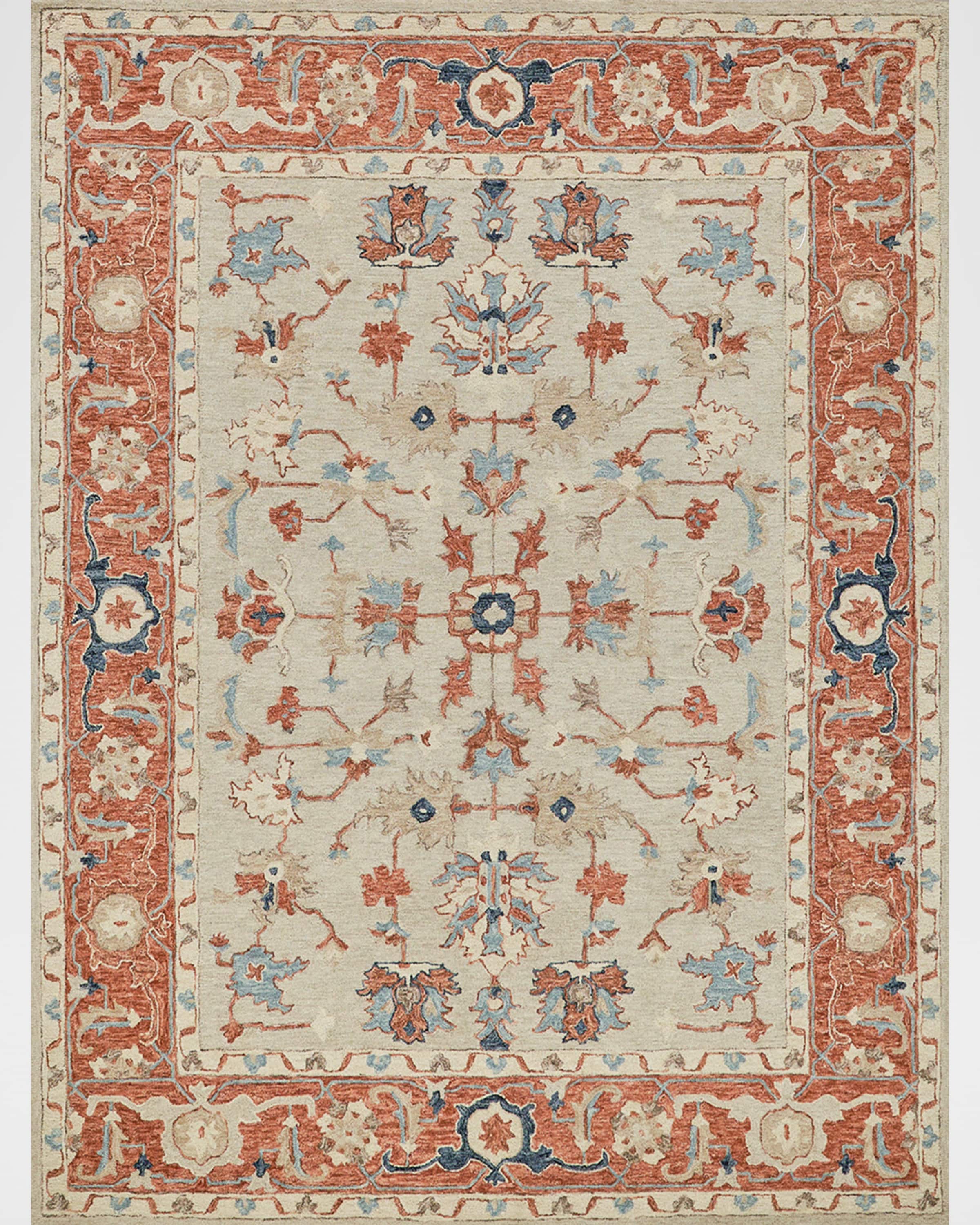 Exquisite Rugs Richmond Serapi Hand-Tufted Beige/Rust Rugs & Matching ...