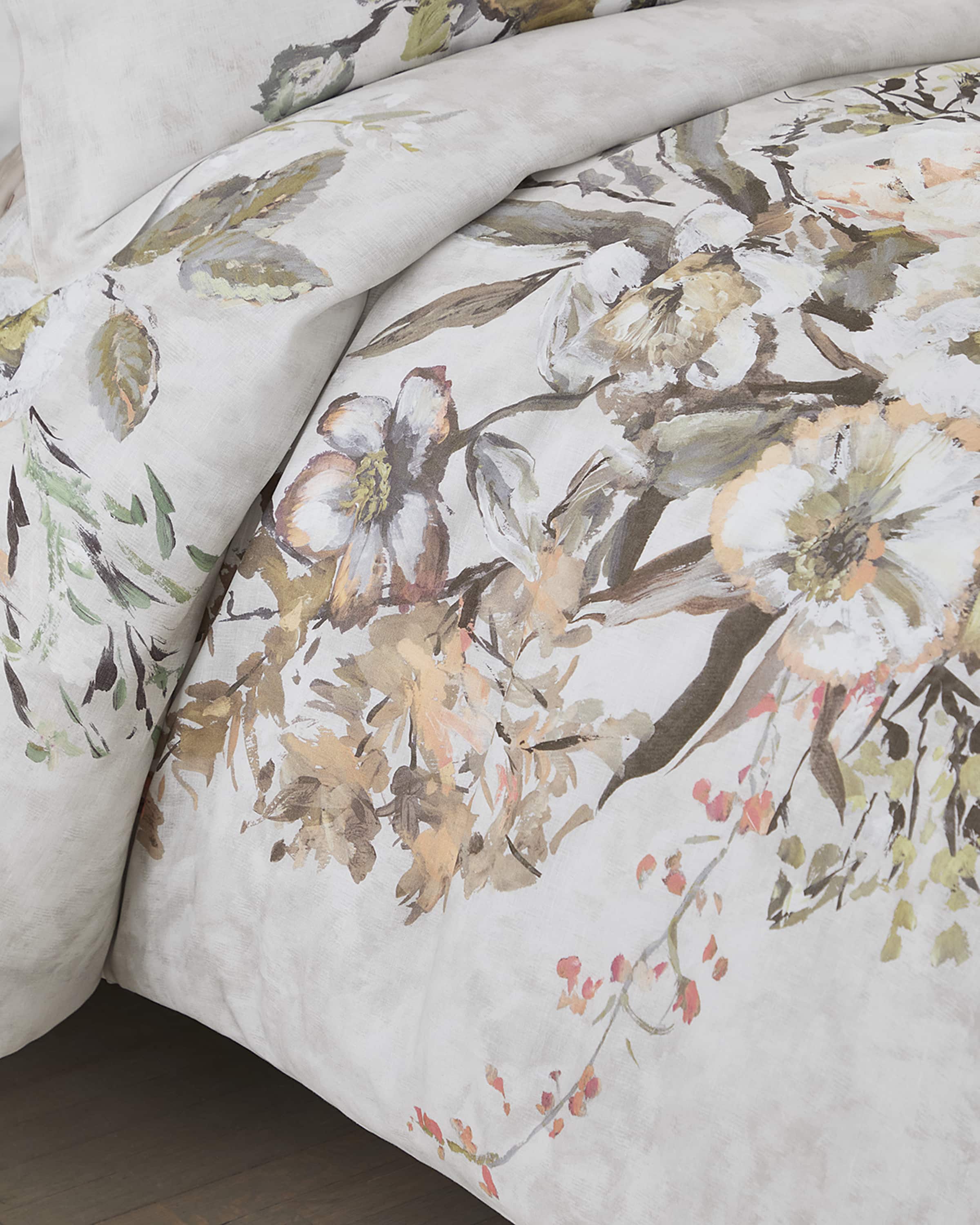Designers Guild Margaretta Sepia King Duvet Cover