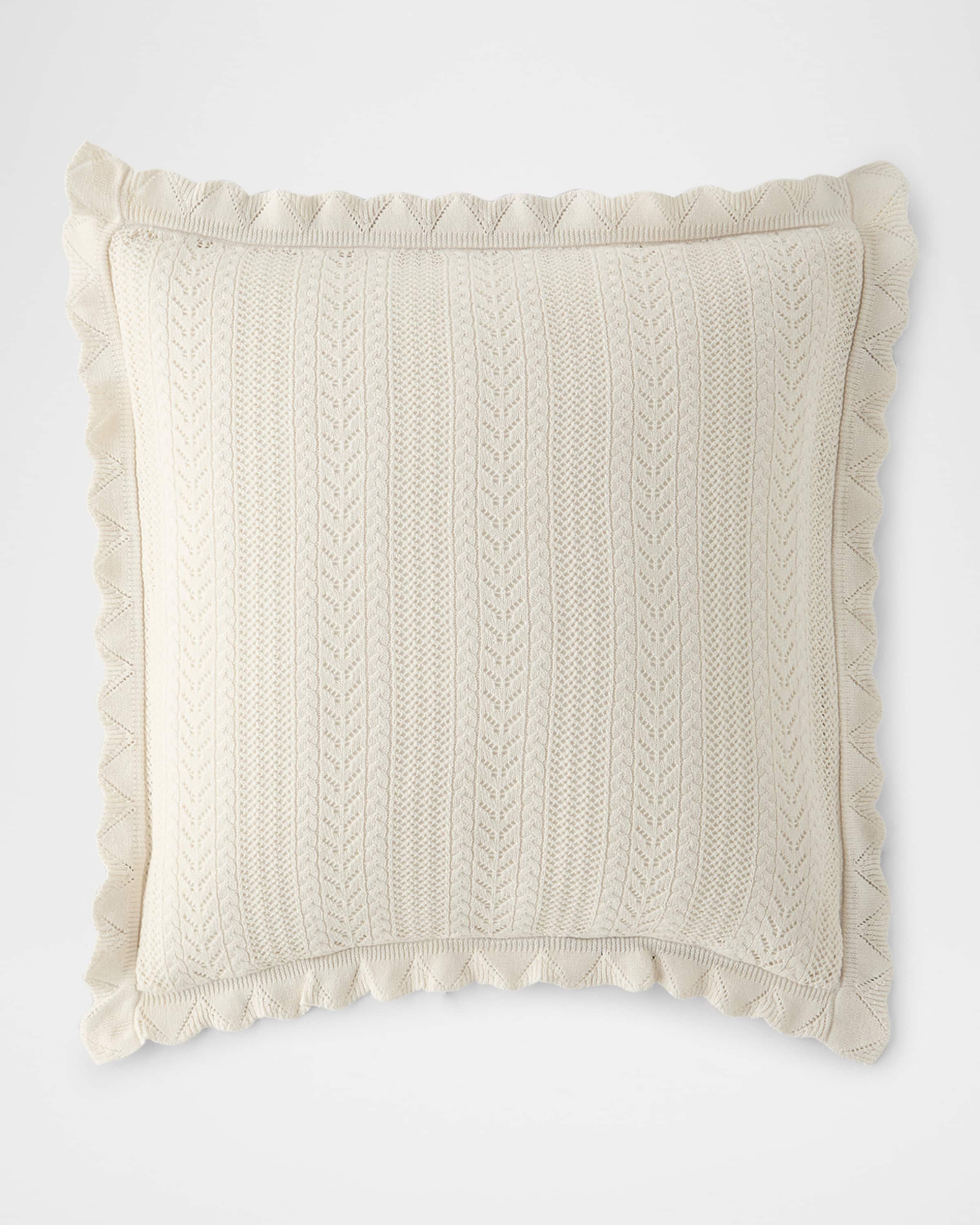 Ralph Lauren Home Estelle Decorative Pillow, 18" Square