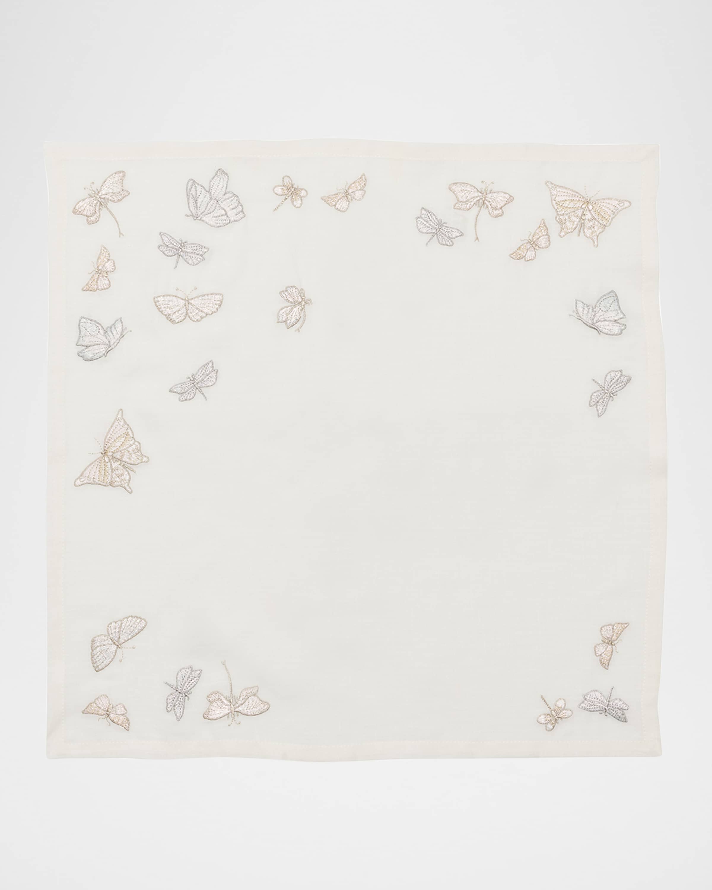 Kim Seybert Monarch Garden Linen Napkin