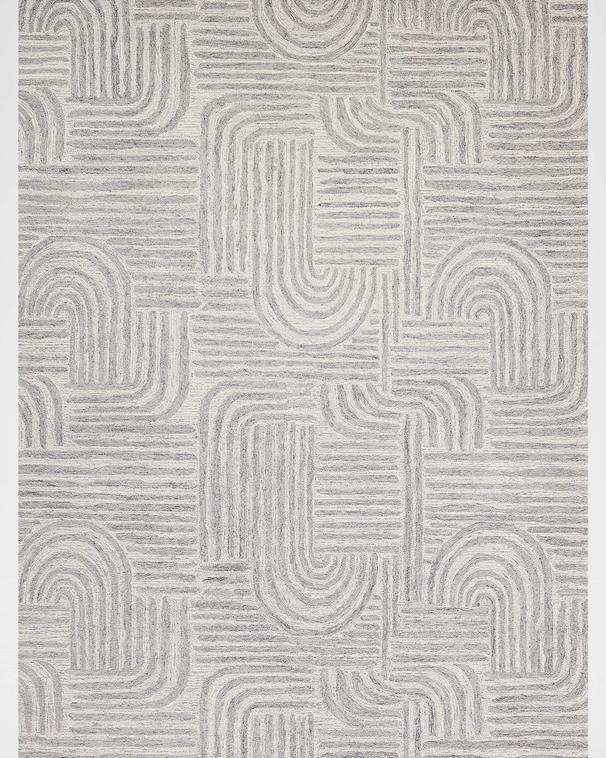 Exquisite Rugs Juno Hand-Tufted Gray/Ivory Rug, 12' x 15'