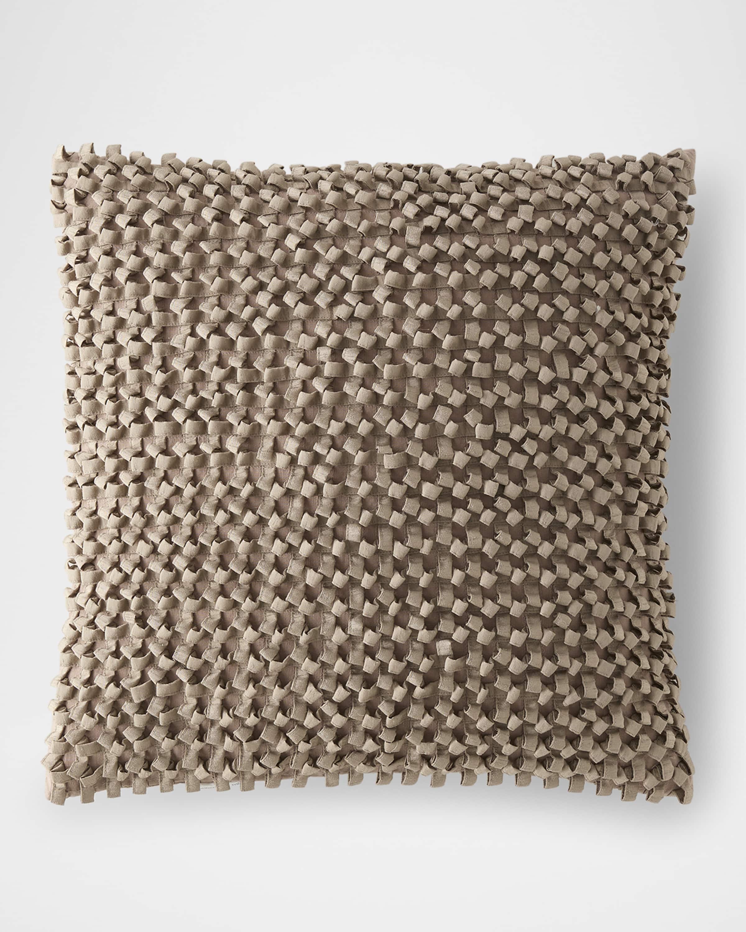 Donna Karan Home Loop Decorative Pillow, 18" Square