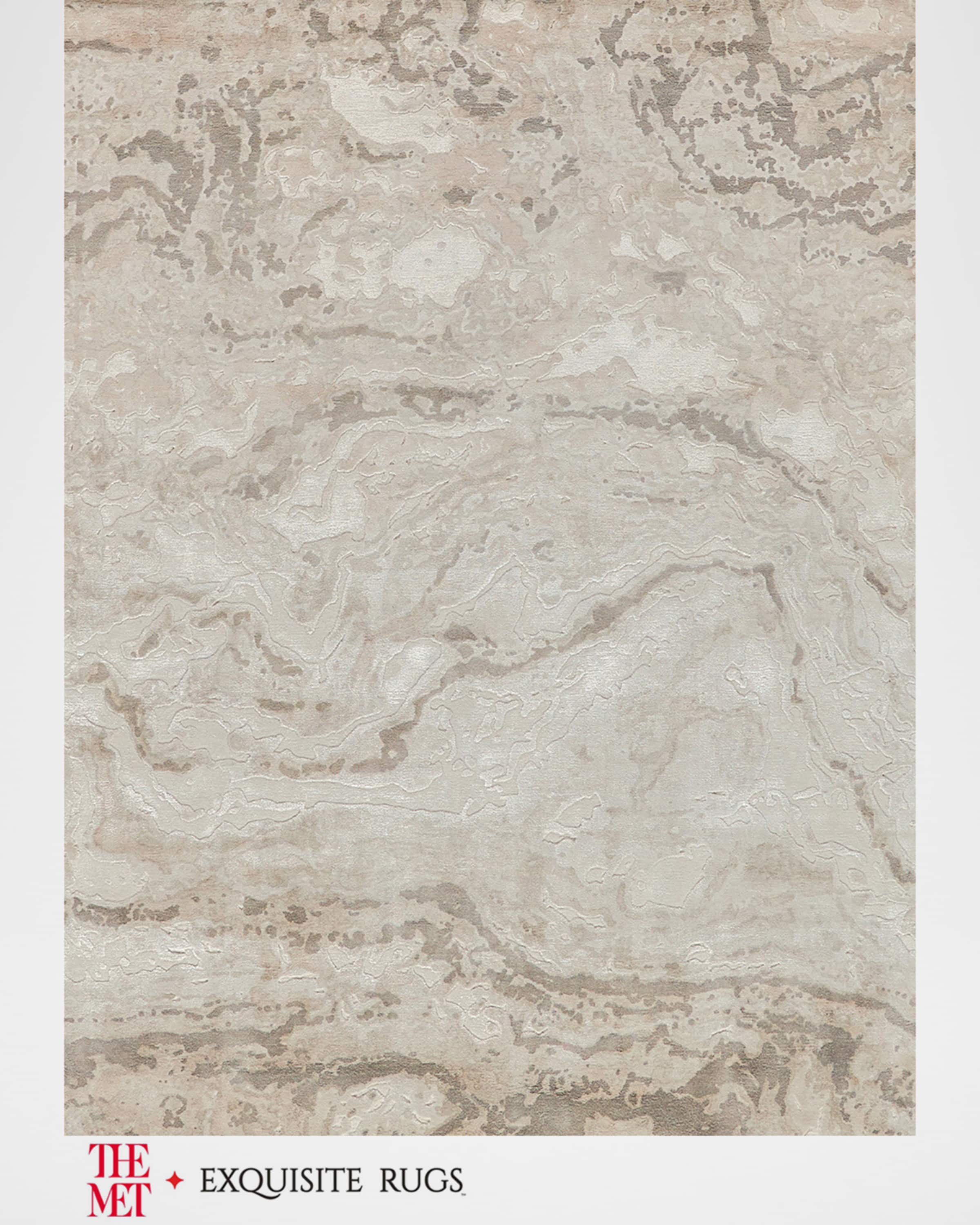 Exquisite Rugs x THE MET Saccara Hand-Loomed Beige Rug, 12' x 15'