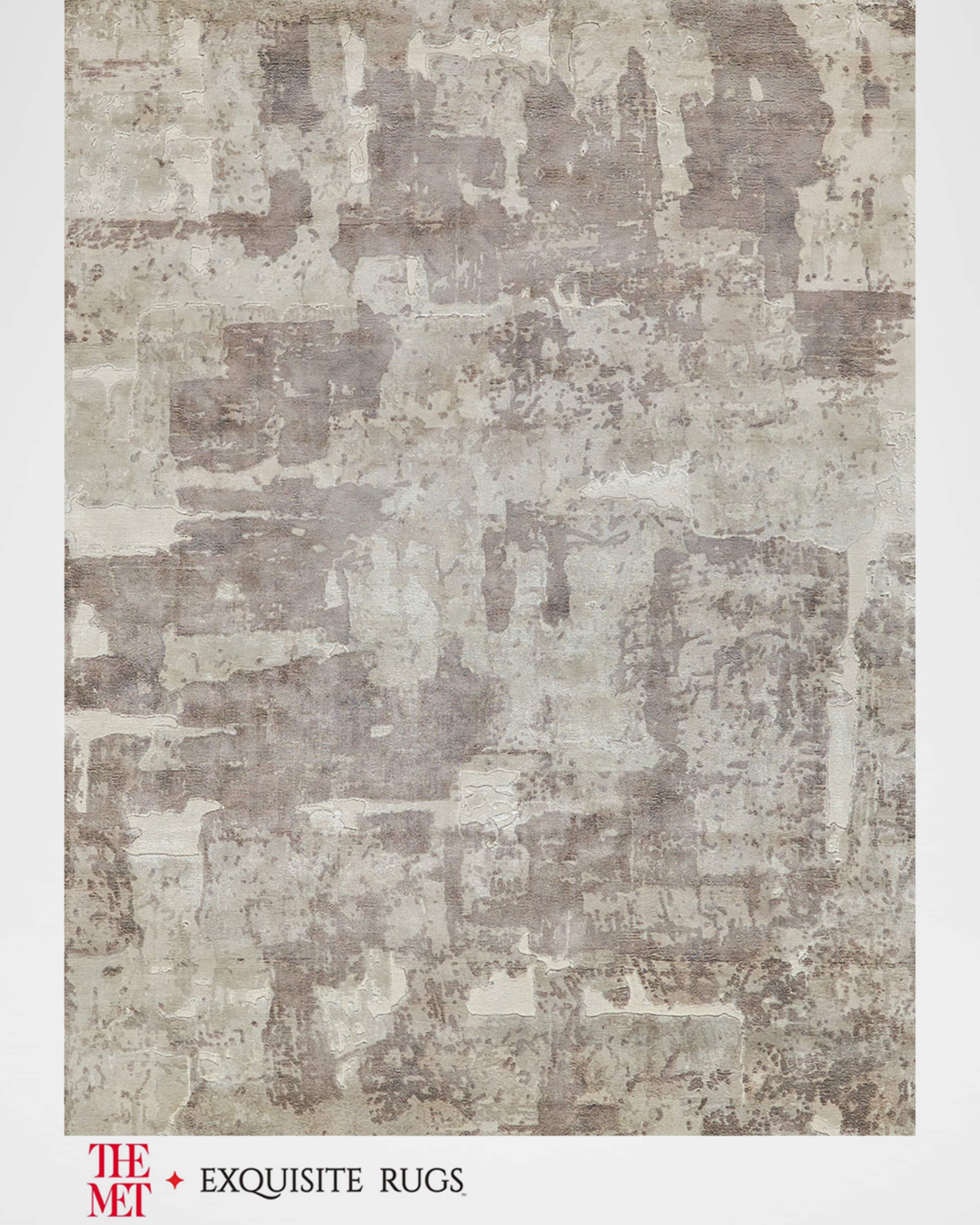 Exquisite Rugs x THE MET Papyrus Hand-Loomed Beige Rug, 6' x 9'