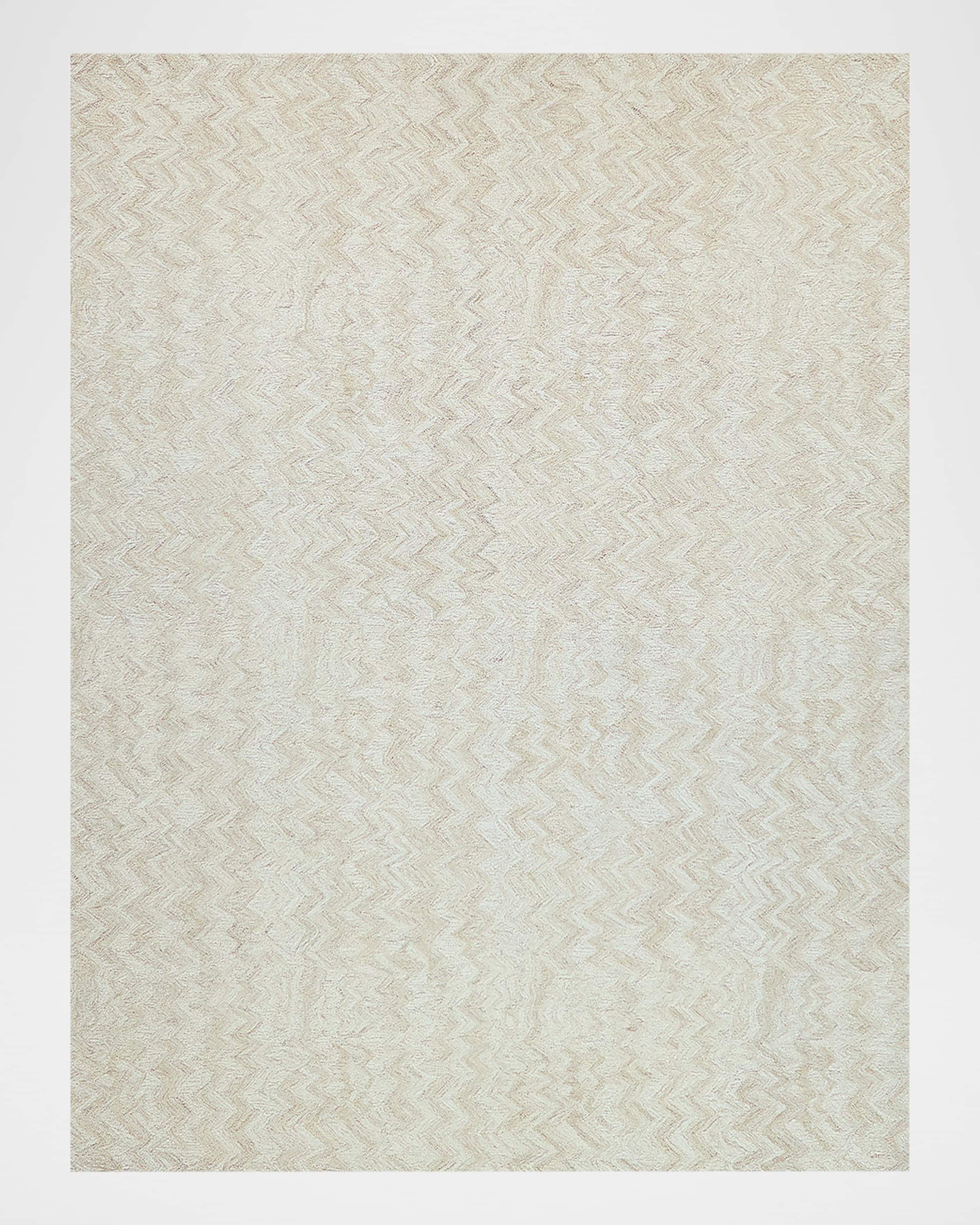 Exquisite Rugs Veneta Hand-Tufted Beige Rug, 6' x 9'
