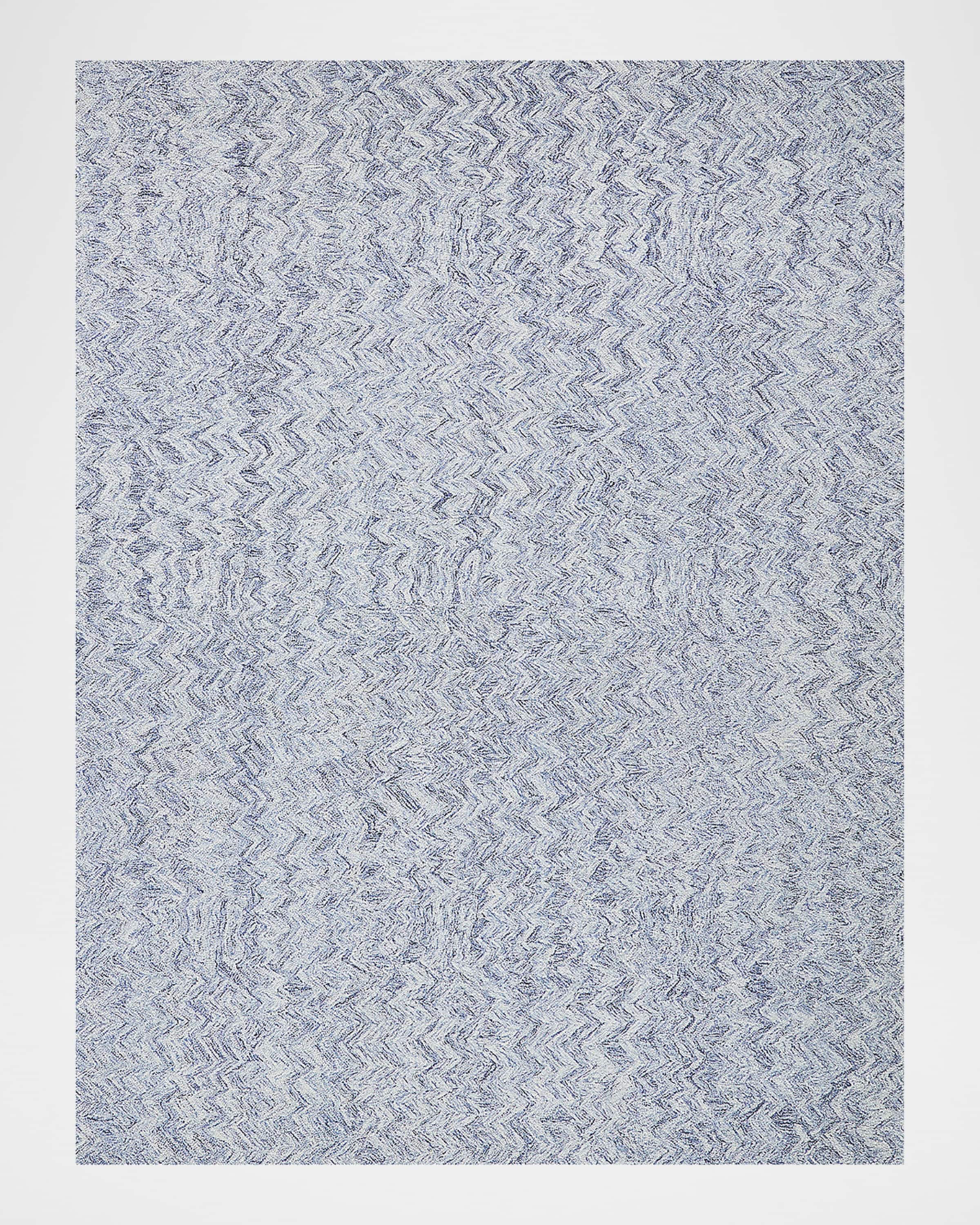 Exquisite Rugs Veneta Hand-Tufted Blue Rug, 10' x 14'