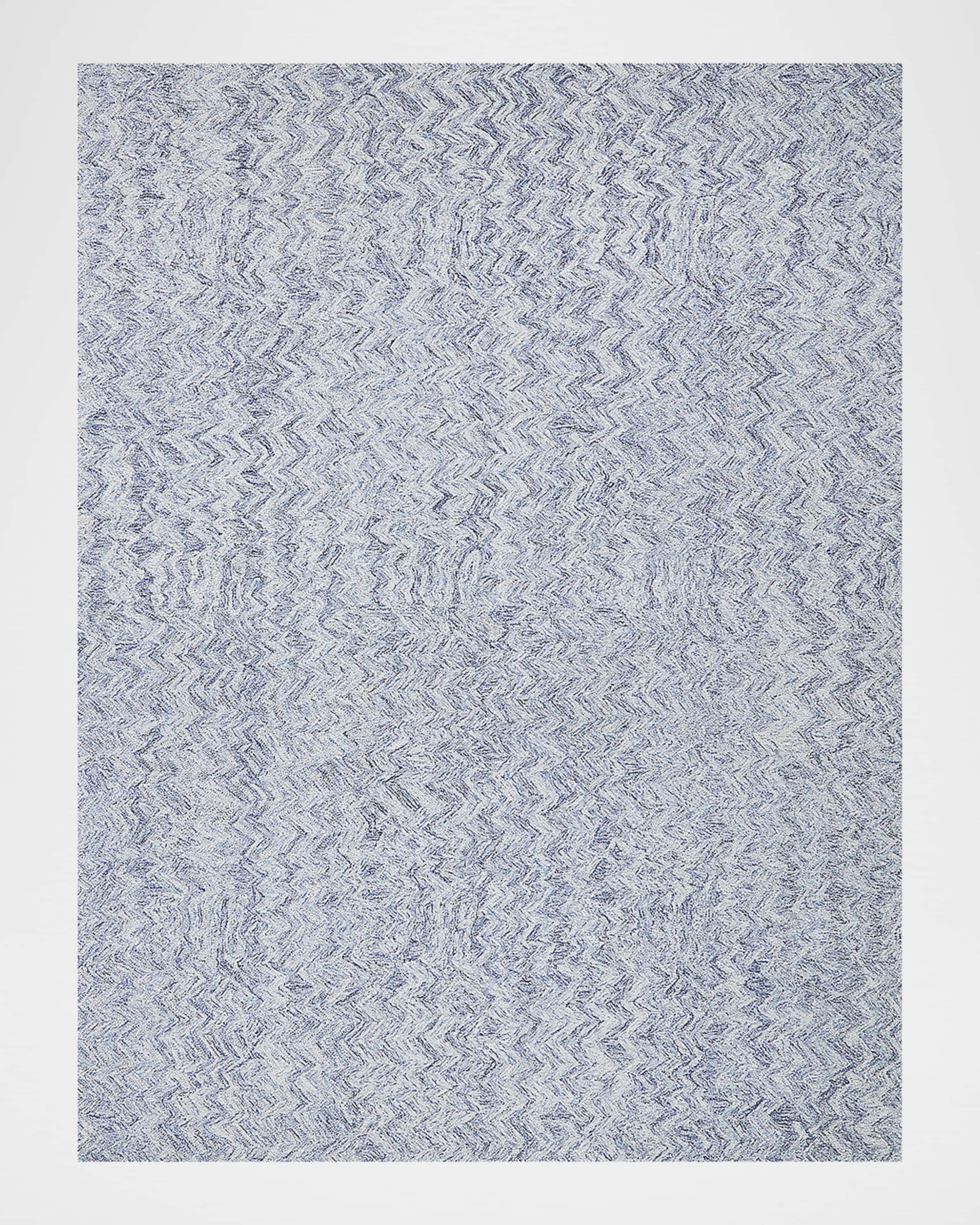 Exquisite Rugs Veneta Hand-Tufted Blue Rug, 8' x 10'