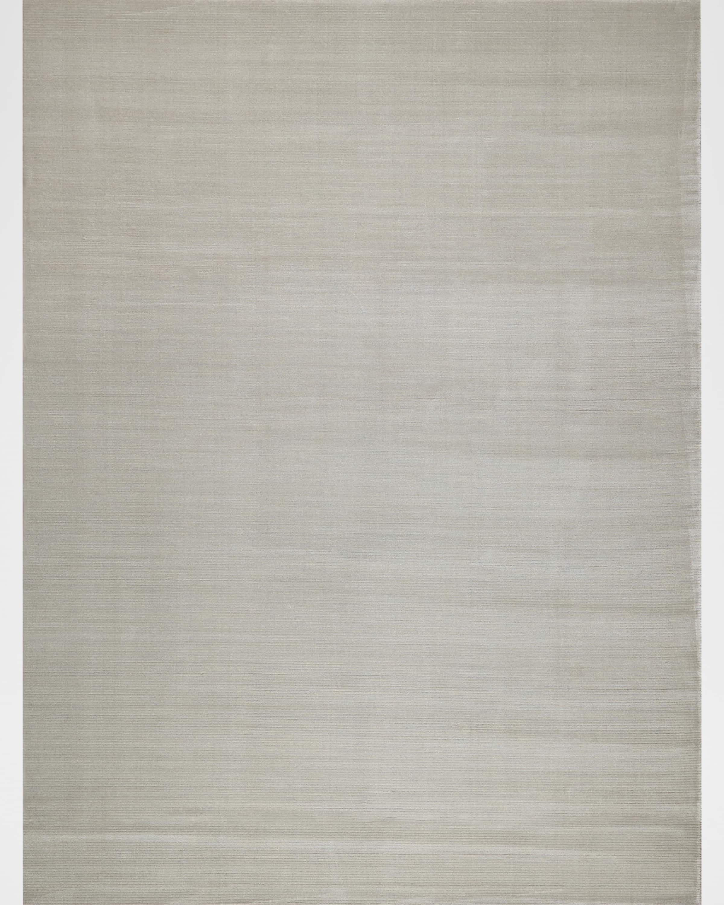 Exquisite Rugs Pavia Hand-Loomed Silver Rug, 12' x 15'