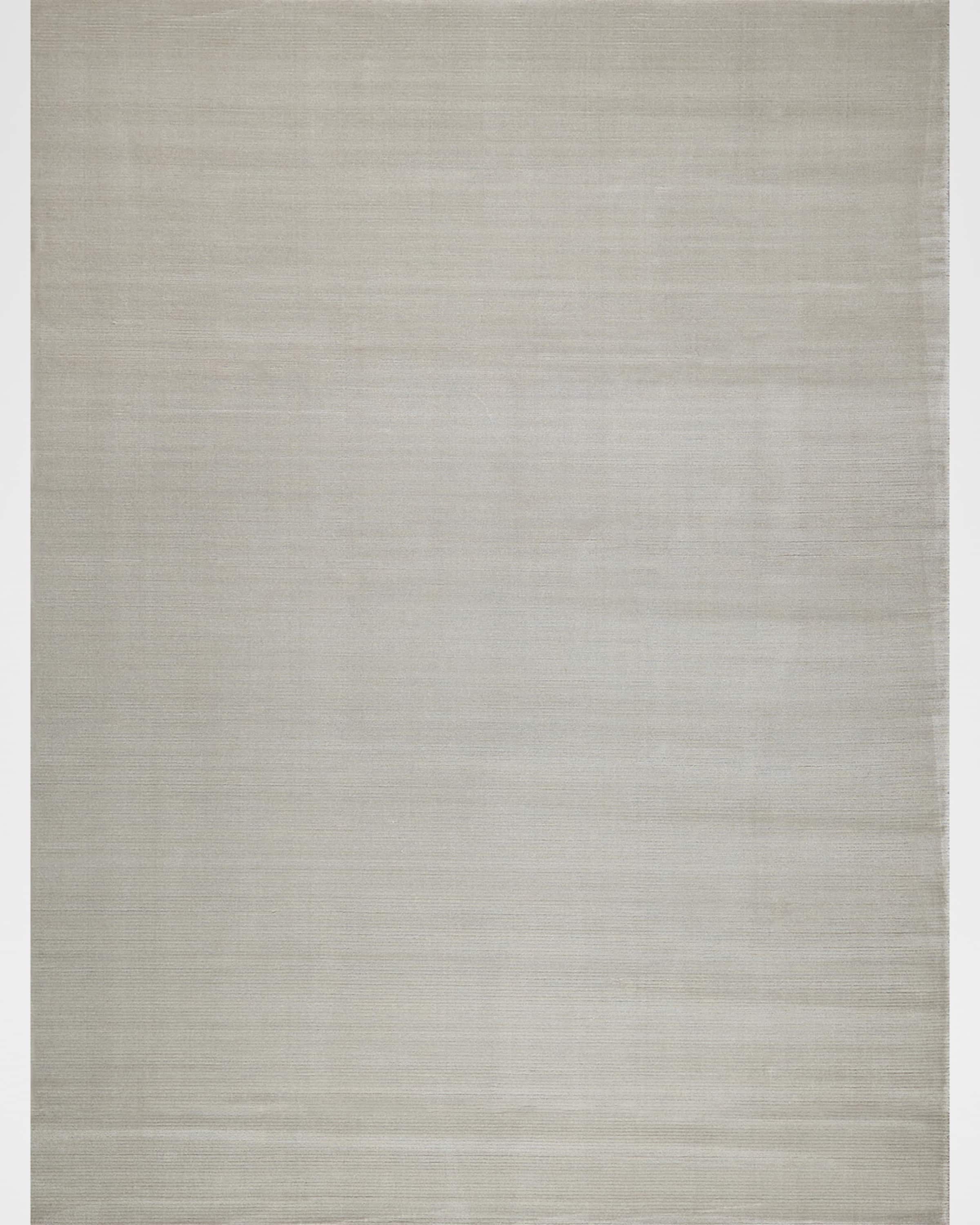 Exquisite Rugs Pavia Hand-Loomed Silver Rug, 8' x 10'