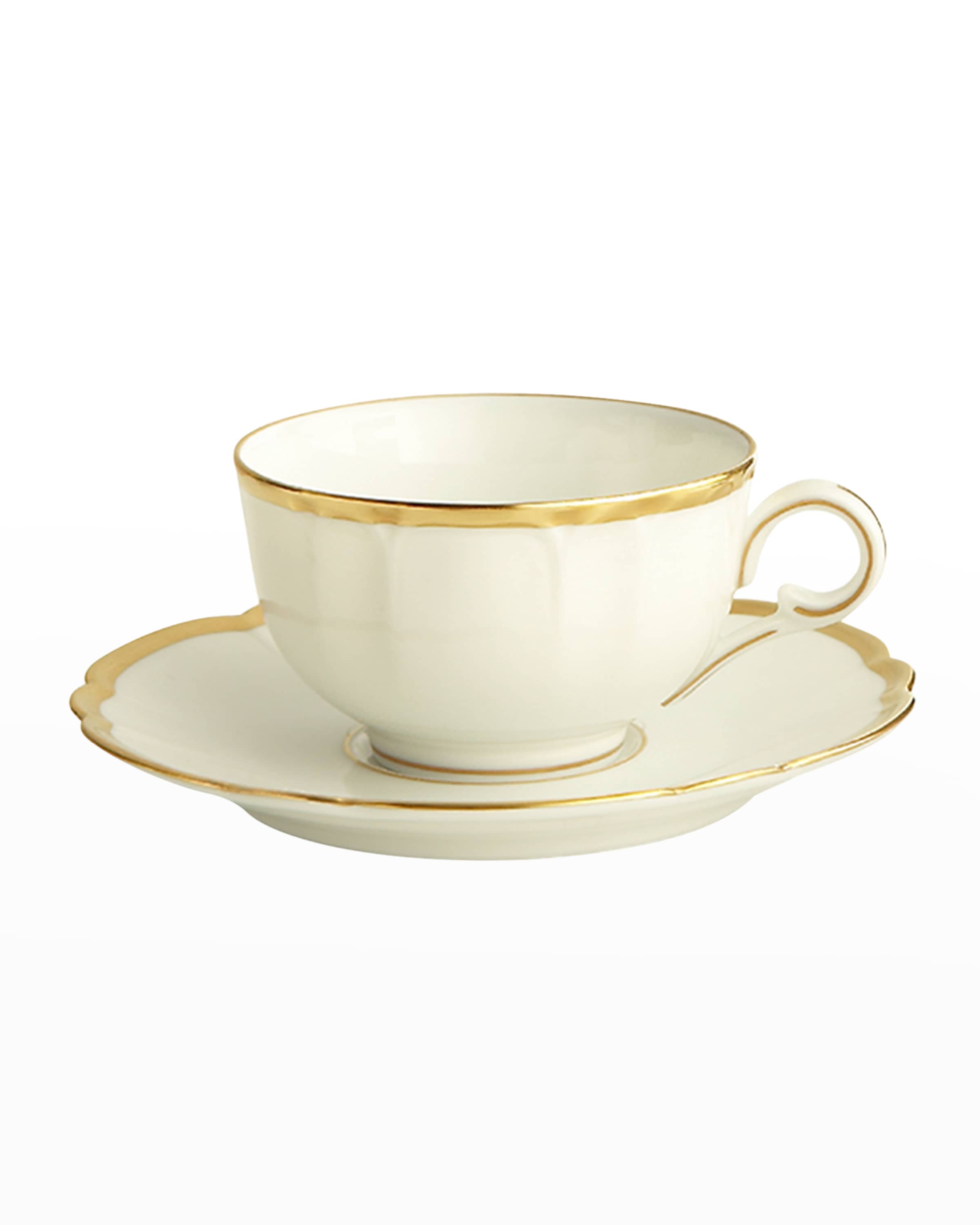 Haviland & Parlon Colette Gold Cup and Saucer