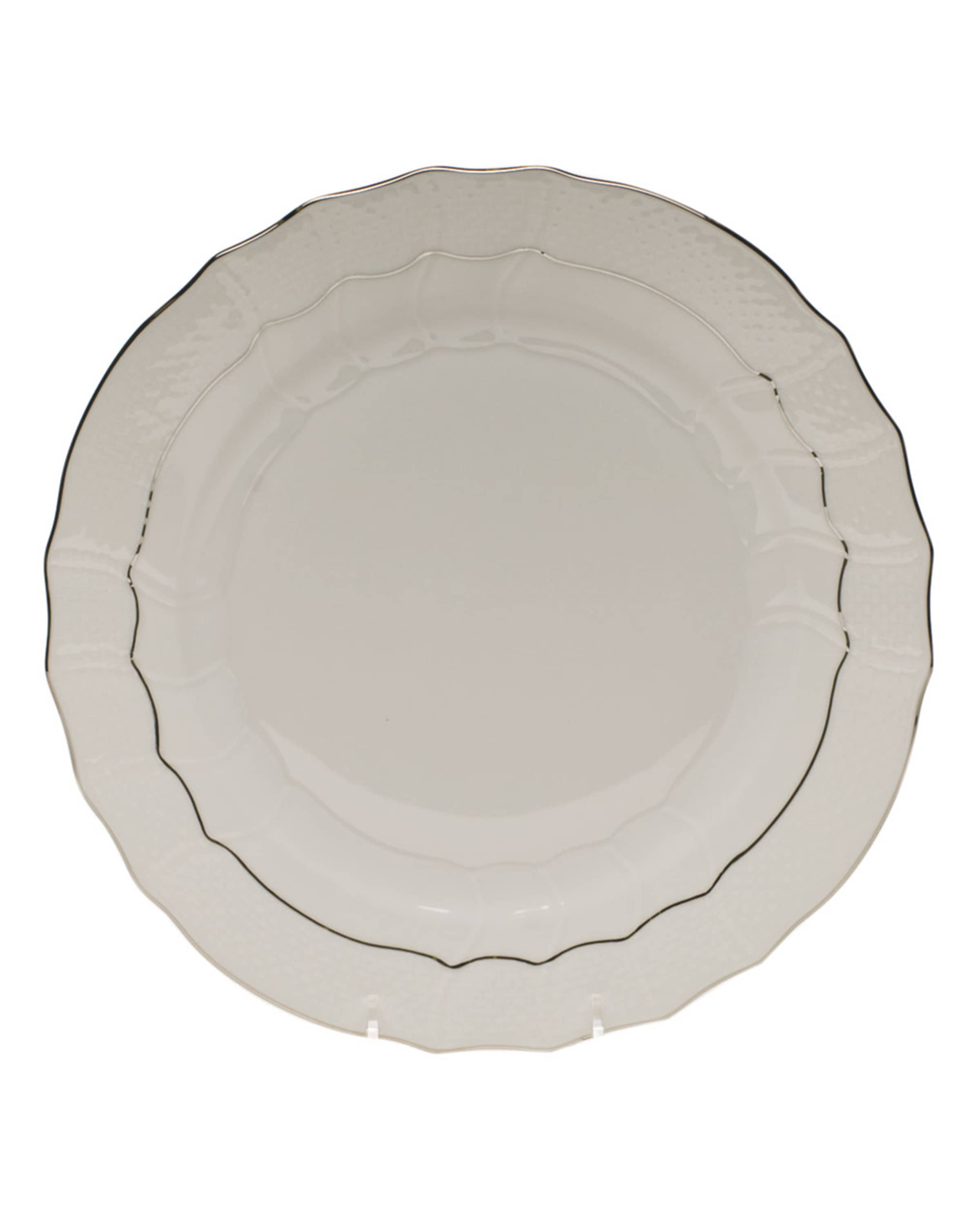 Herend Platinum Edge Dinner Plate