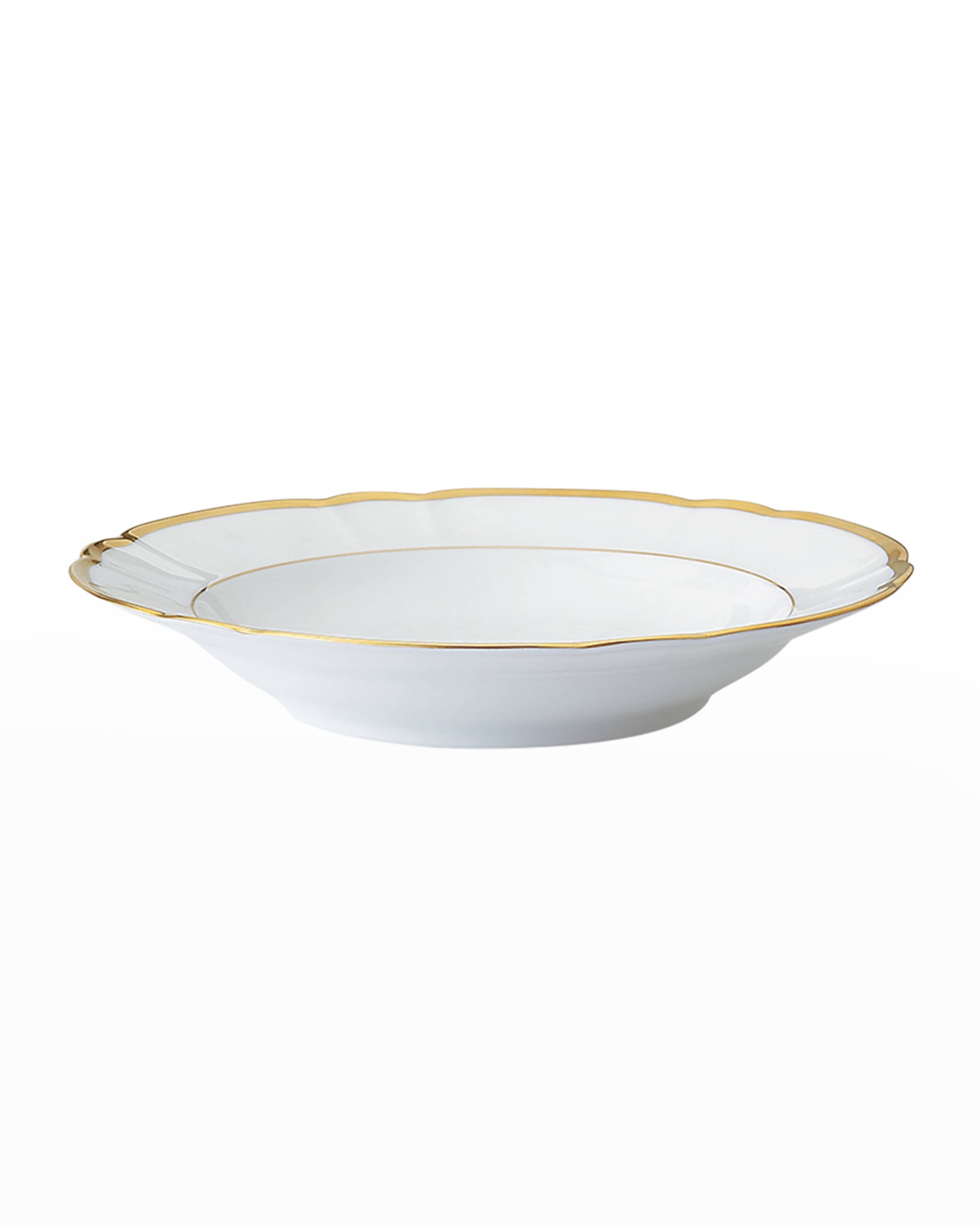 Haviland & Parlon Colette Gold French Rim Soup Plate