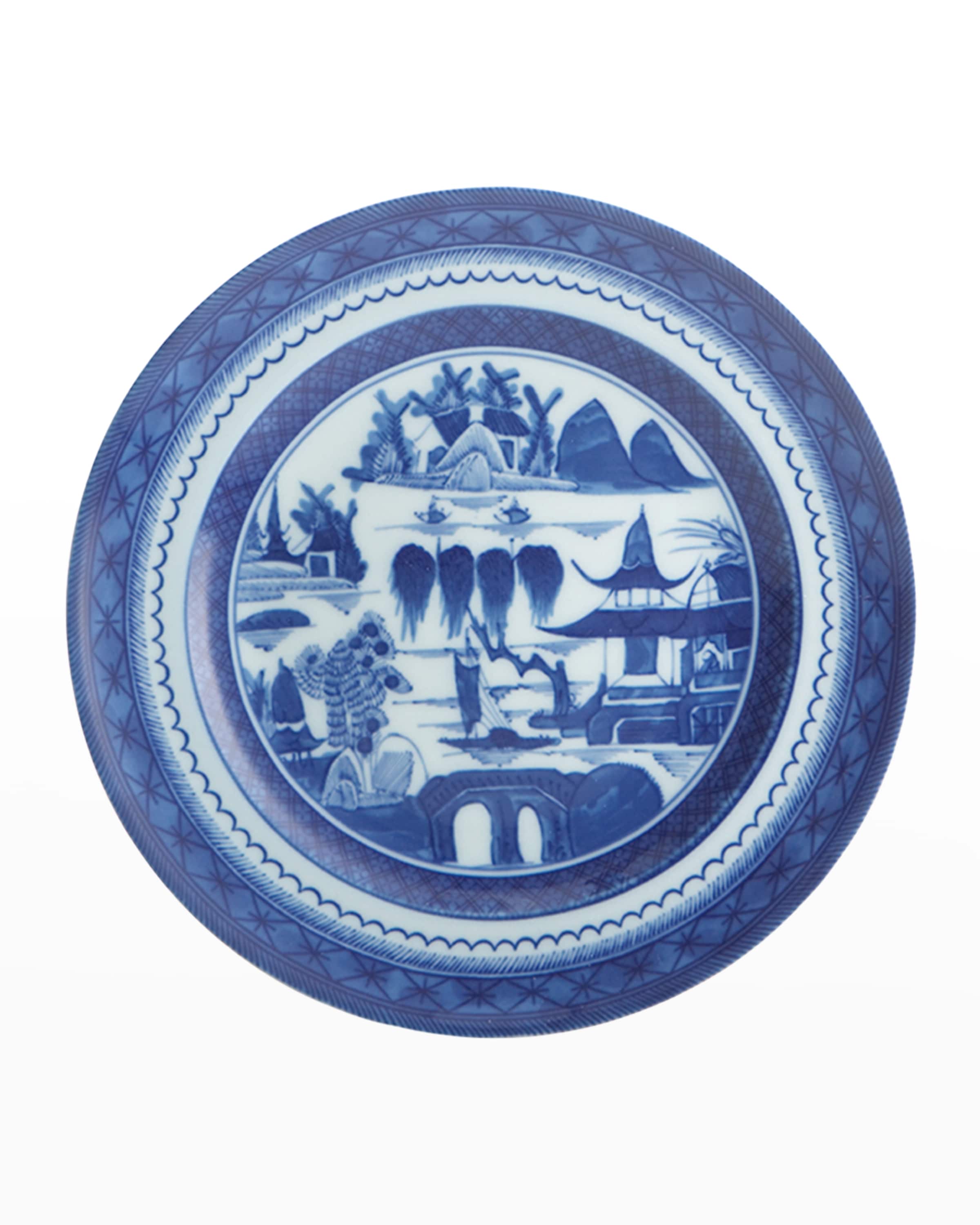 Mottahedeh Blue Canton Salad Plate