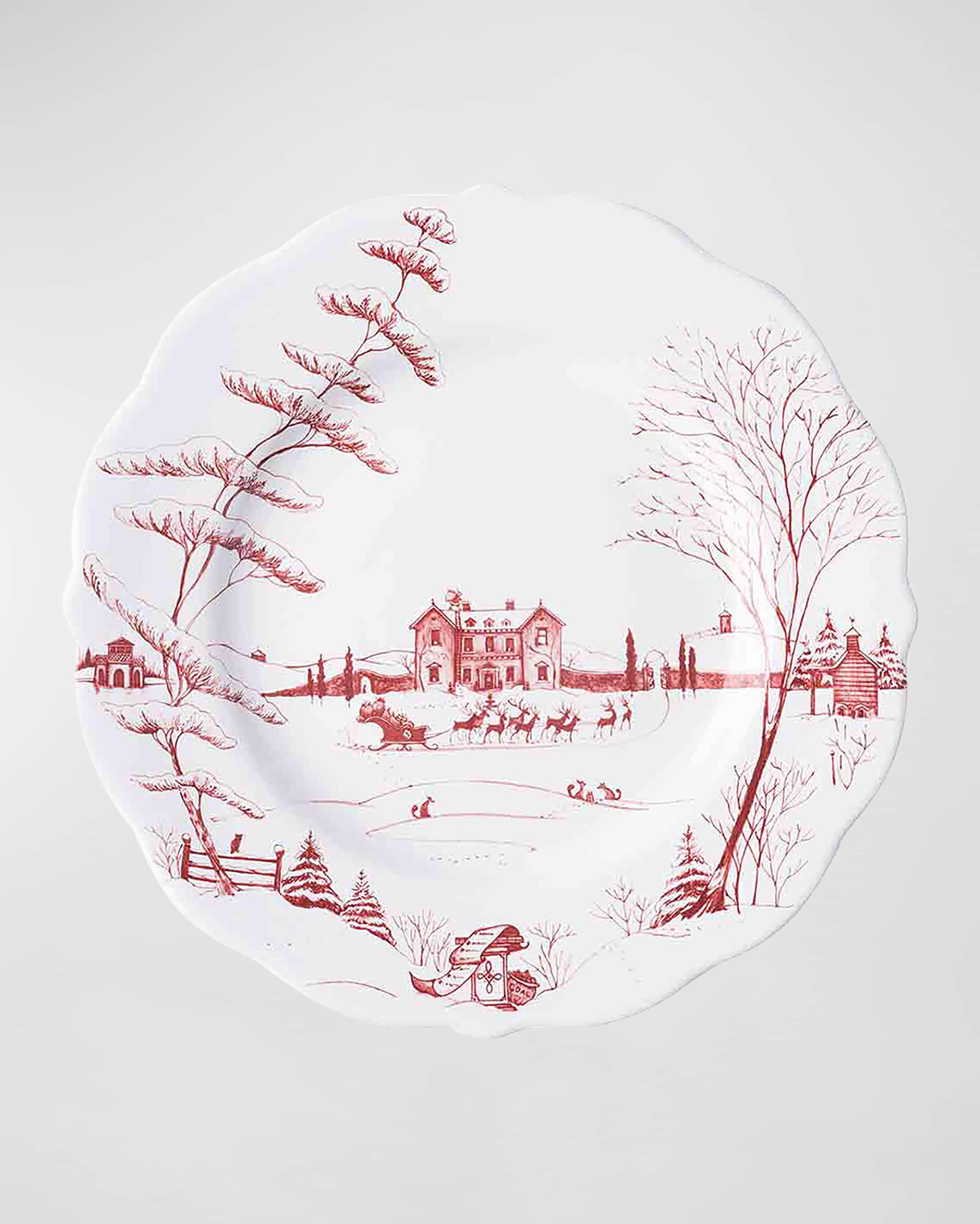 Juliska Country Estate Winter Frolic Dinner Plate