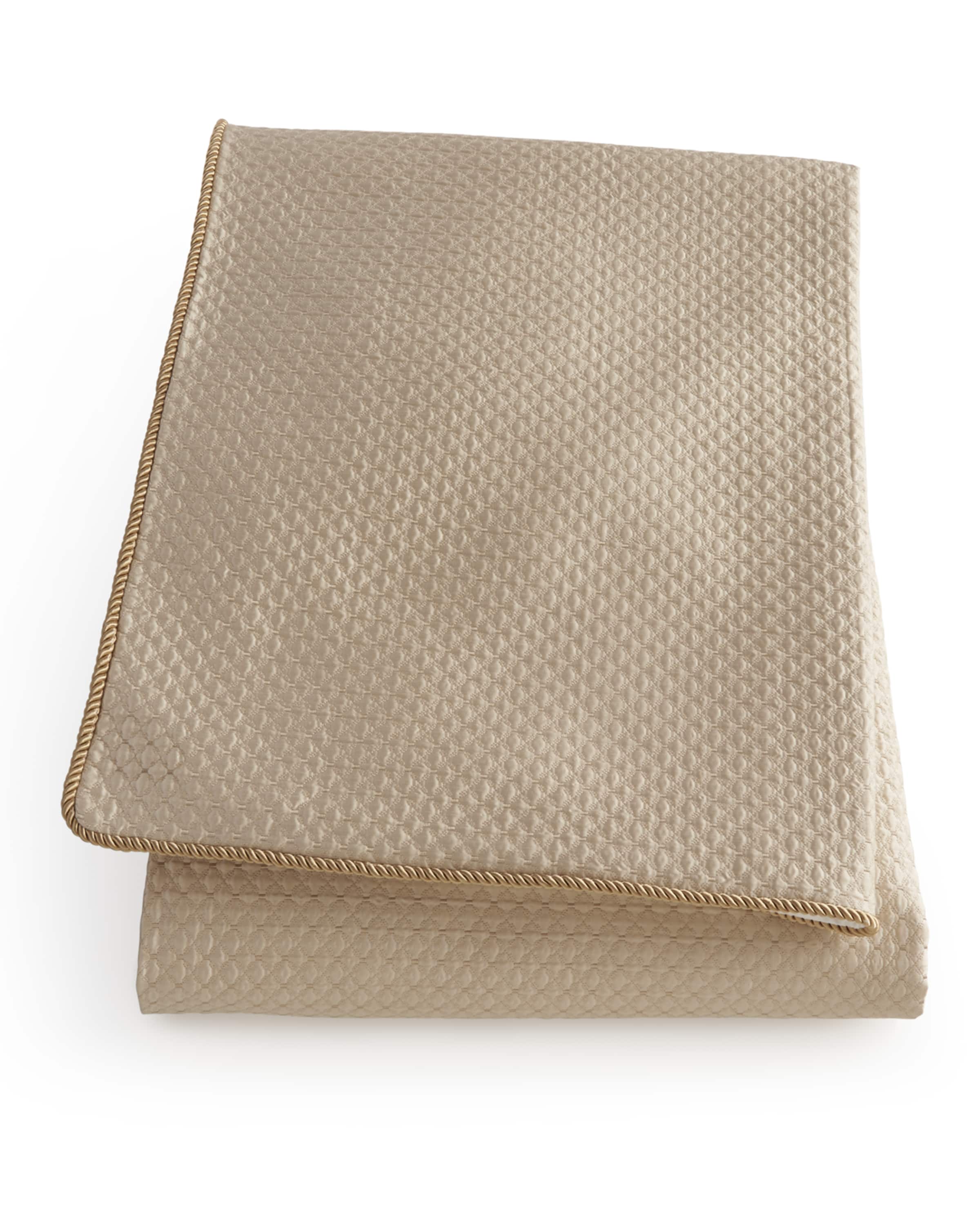 Austin Horn Collection Antoinette Diamond-Stitch Coverlet, Queen