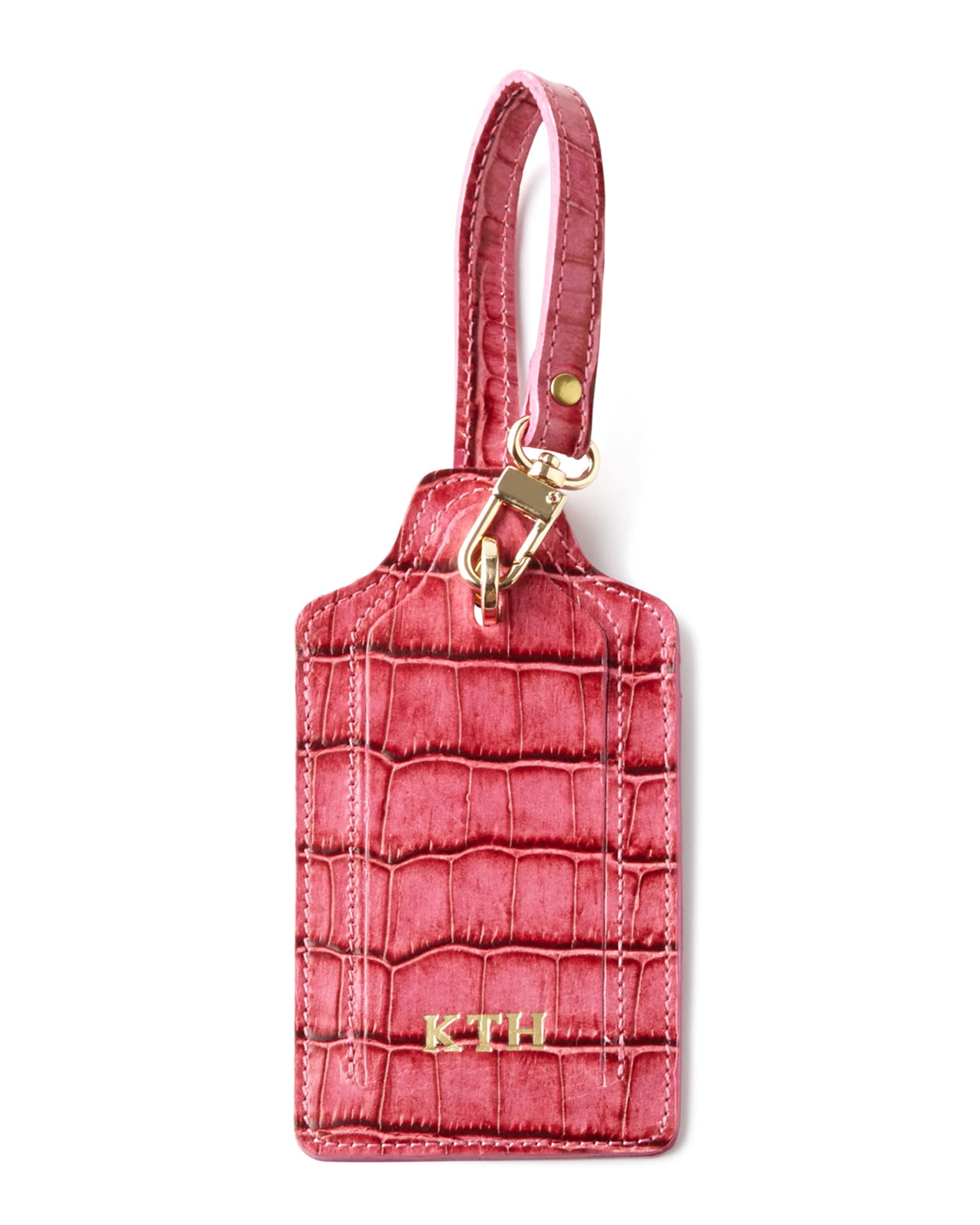 Embossed luggage tag best sale
