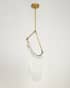 Drapes Glass Chandelier