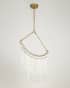 Drapes Glass Chandelier