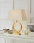 Large Ring Table Lamp By Chapman & Myers