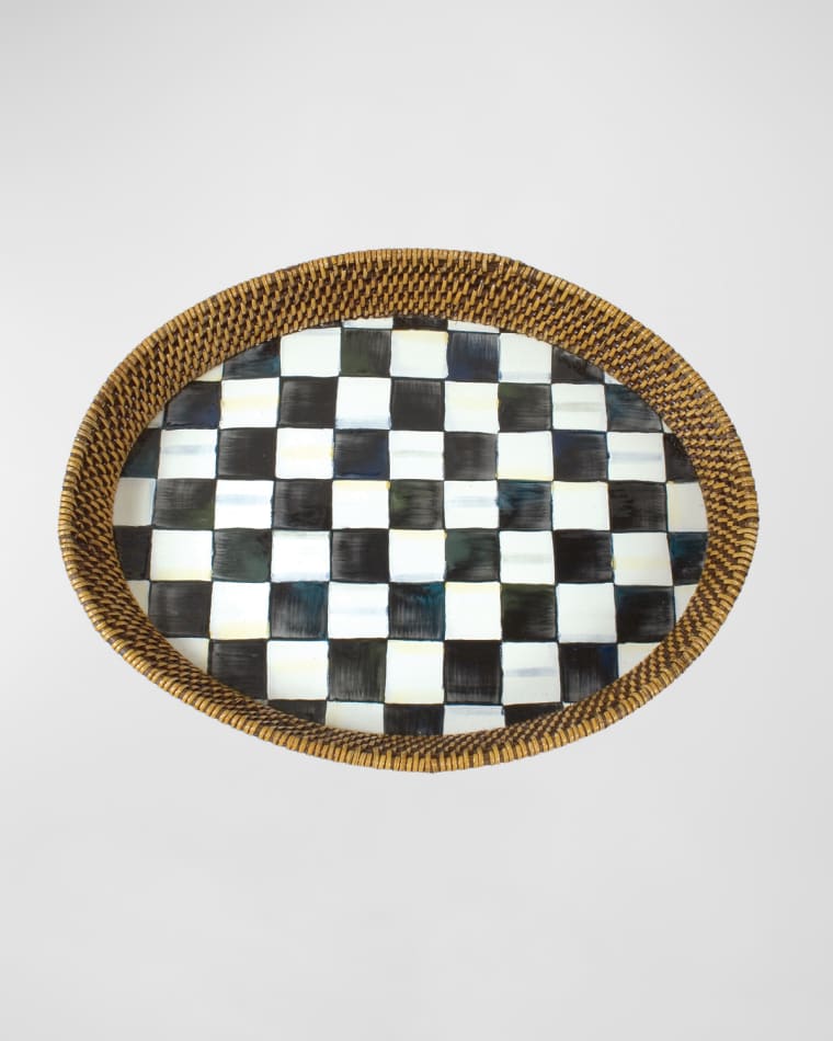 MacKenzie-Childs Courtly Check Tray