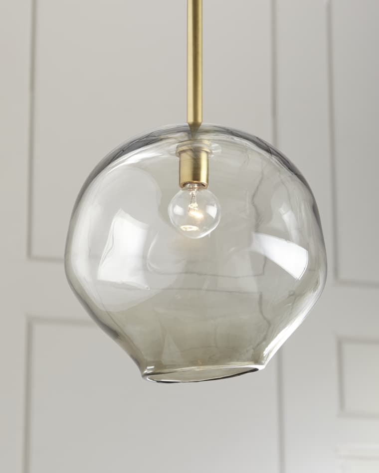 Regina Andrew Molten Large 1-Light Smoke Pendant