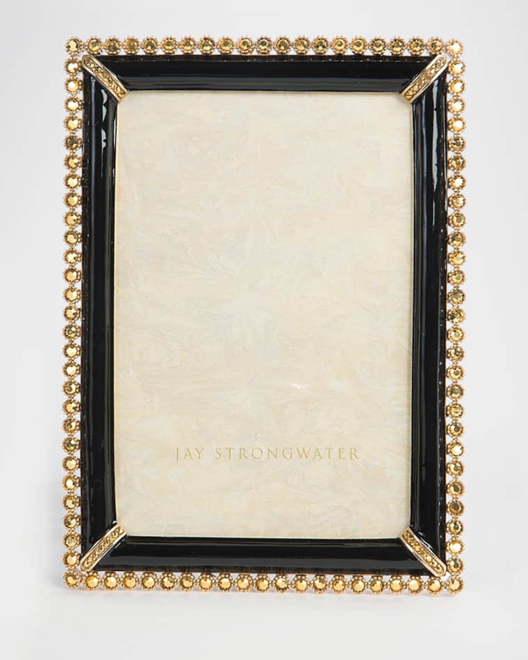 Jay Strongwater Stone Edge Frame, 4" x 6"