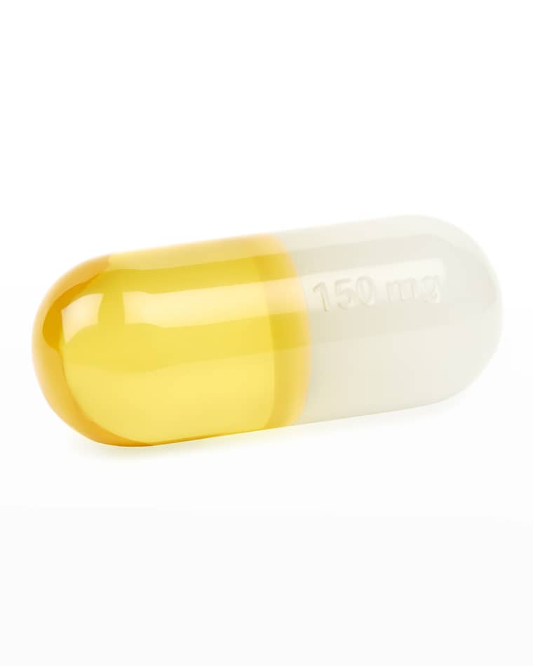 Jonathan Adler Small Yellow Acrylic Pill
