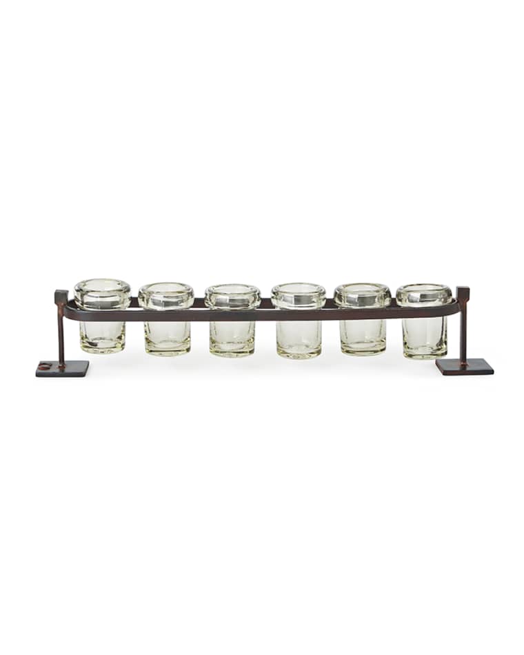 Jan Barboglio 6-Votive Firedance Railroad Votive Holder