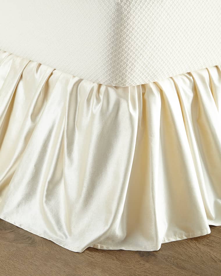 Lili Alessandra Chloe Gathered Bed Skirt