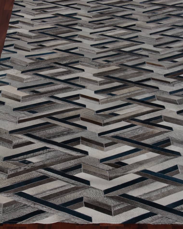 Exquisite Rugs Linus Hairhide Rug, 5' x 8'