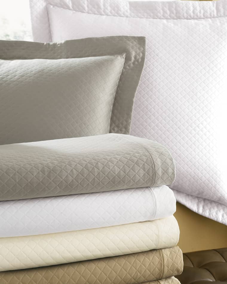 Sferra Diamond Pique Boudoir Sham